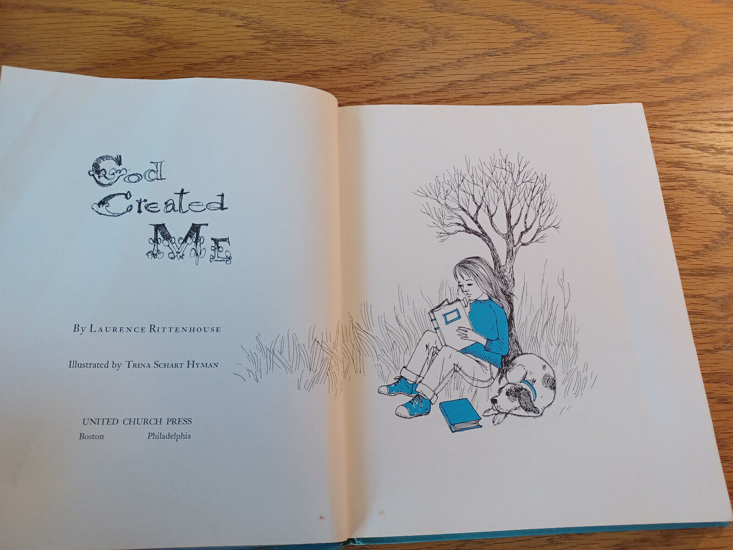 God Created Me Laurence Rittenhouse 1969 Hardcover United Church Press