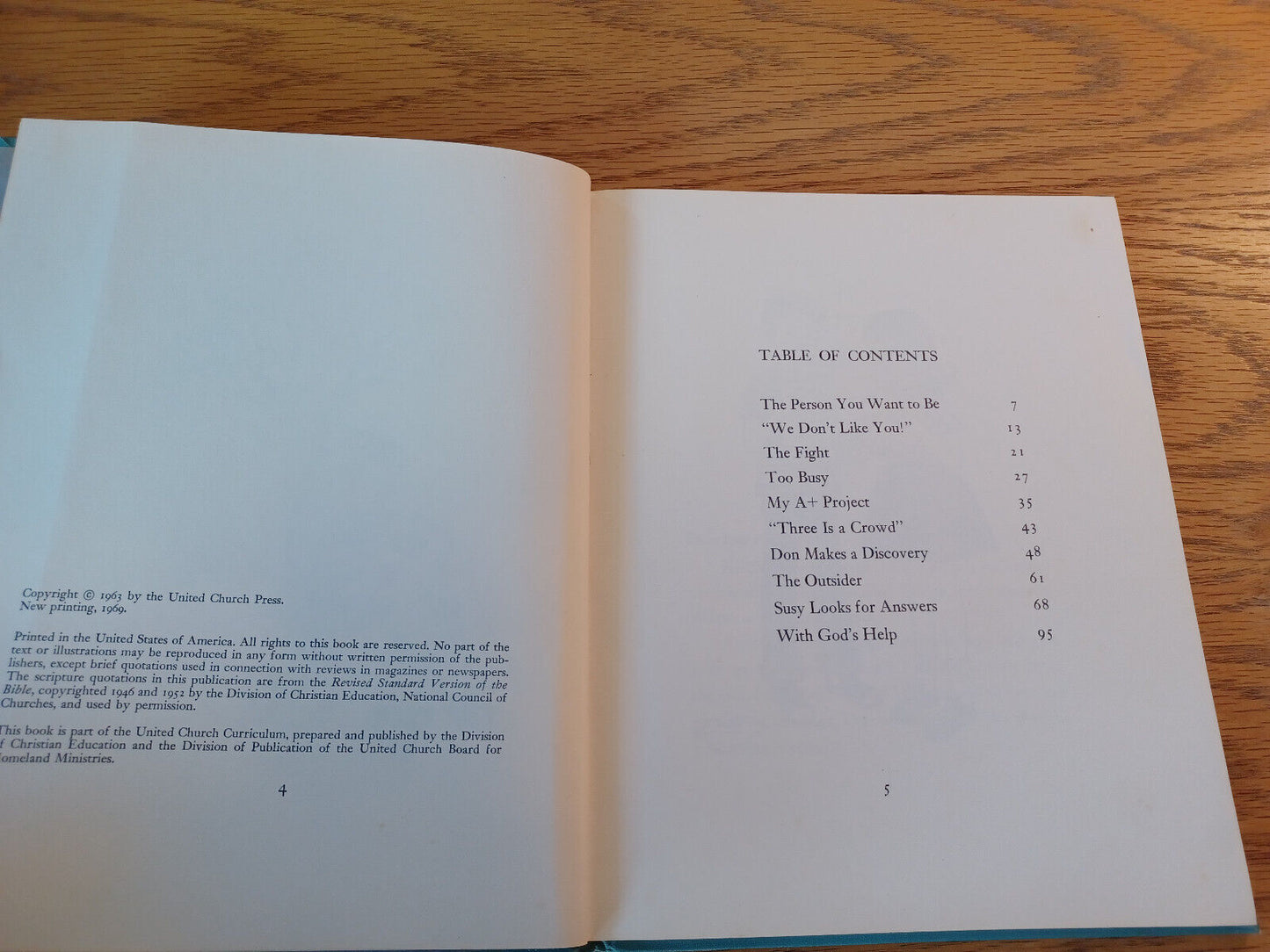 God Created Me Laurence Rittenhouse 1969 Hardcover United Church Press