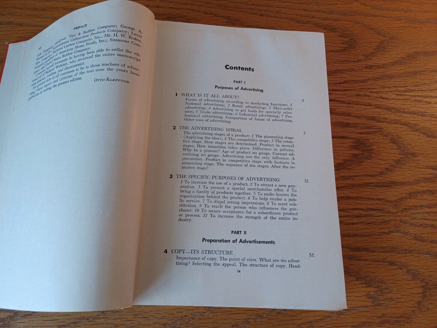 Advertising Procedure Otto Kleppner 1952 Hardcover Prentice Hall 4th Ed