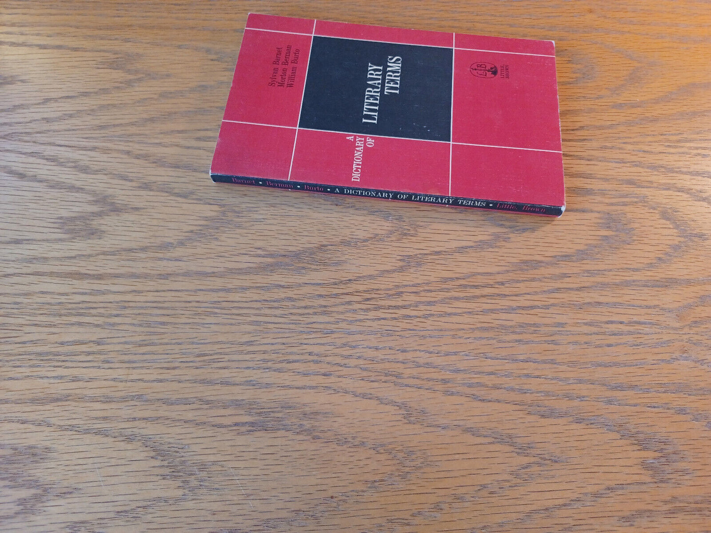 A Dictionary Of Literary Terms Sylvan Barnet 1960 Paperback Little Brown