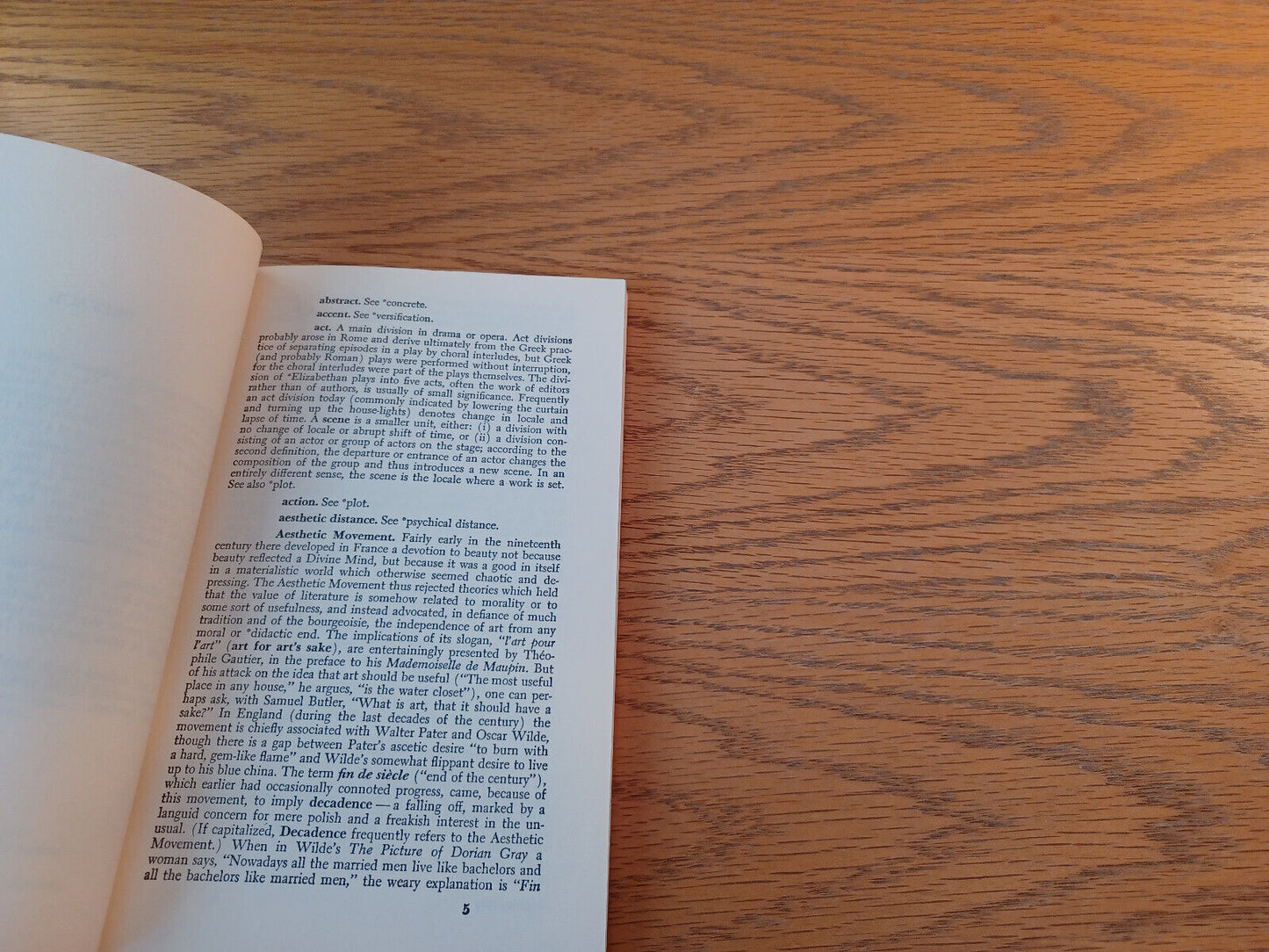 A Dictionary Of Literary Terms Sylvan Barnet 1960 Paperback Little Brown