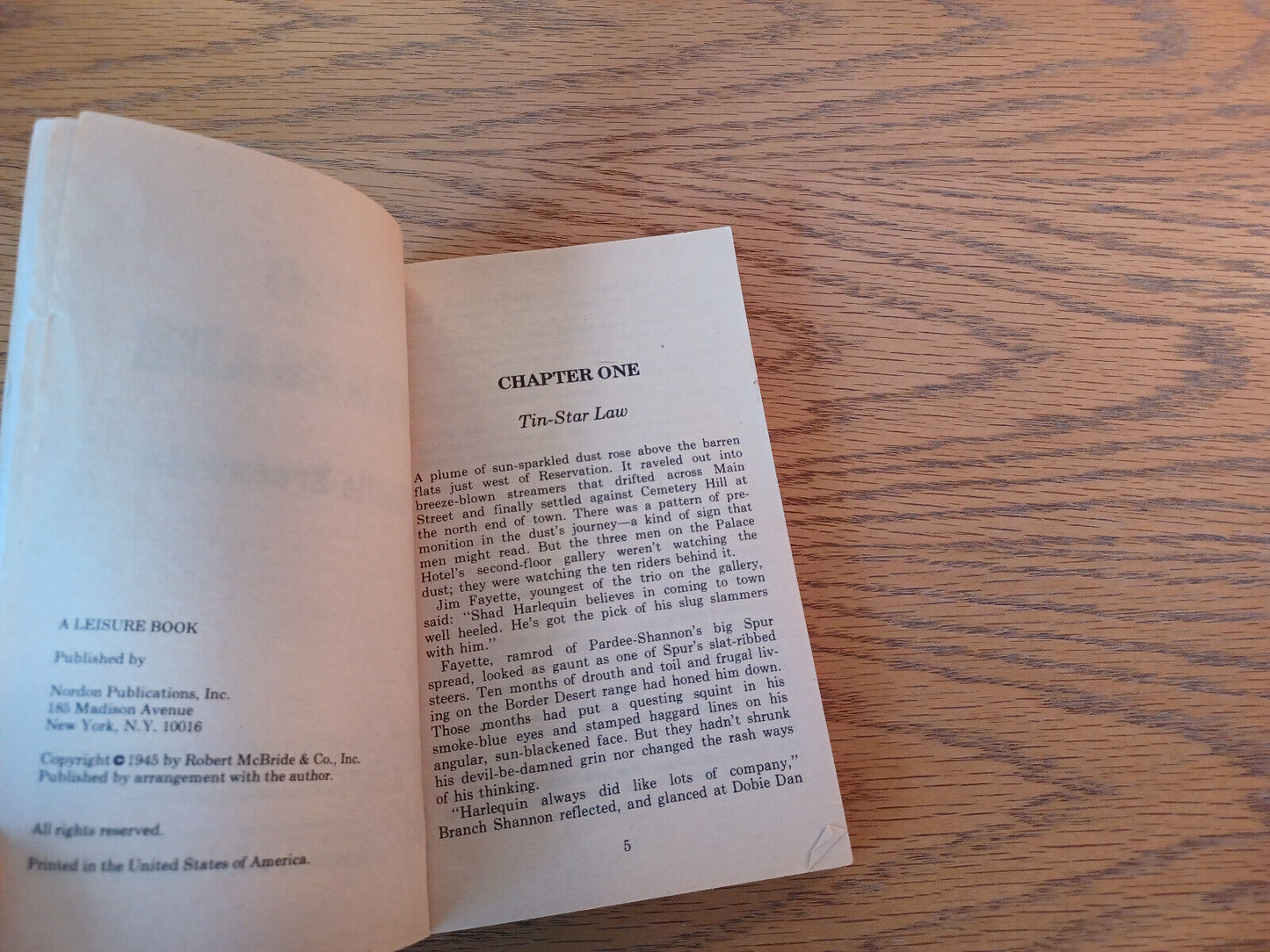 Rio Renegade Leslie Ernenwein 1945 Paperback Leisure Books