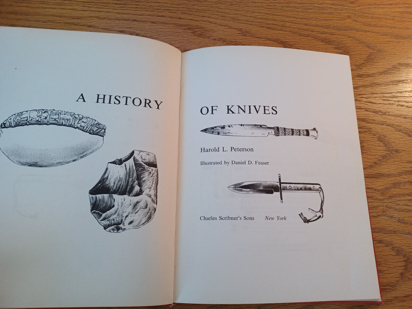 A History Of Knives Harold L Peterson 1966 Hardcover Charles Scribner's Sons