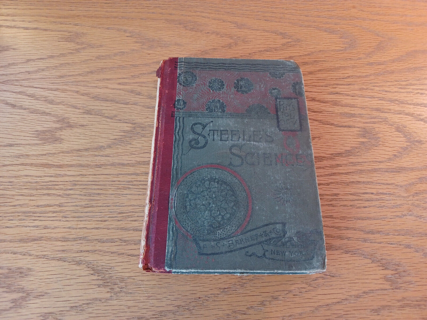 Hygienic Physiology Joel Dorman Steele 1888 Hardcover A S Barnes