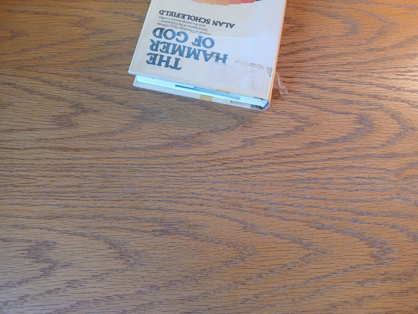The Hammer Of God Alan Scholefield 1973 Hardcover Dust Jacket William Morrow