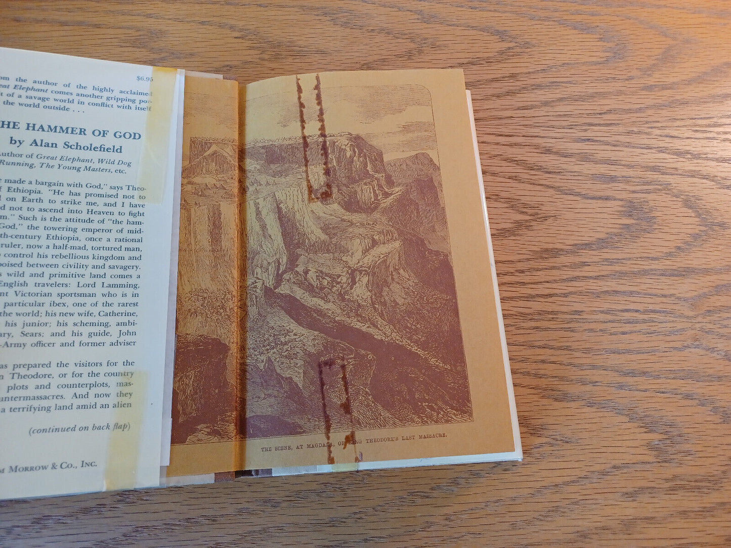 The Hammer Of God Alan Scholefield 1973 Hardcover Dust Jacket William Morrow