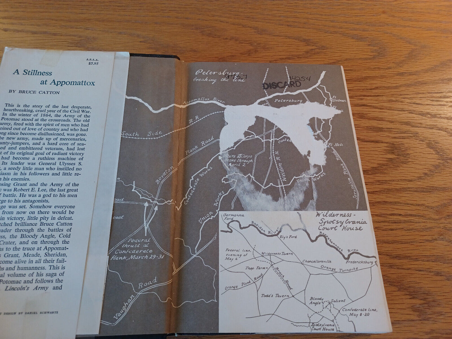 A Stillness At Appomattox Bruce Catton 1953 Hardcover Dust Jacket Doubleday