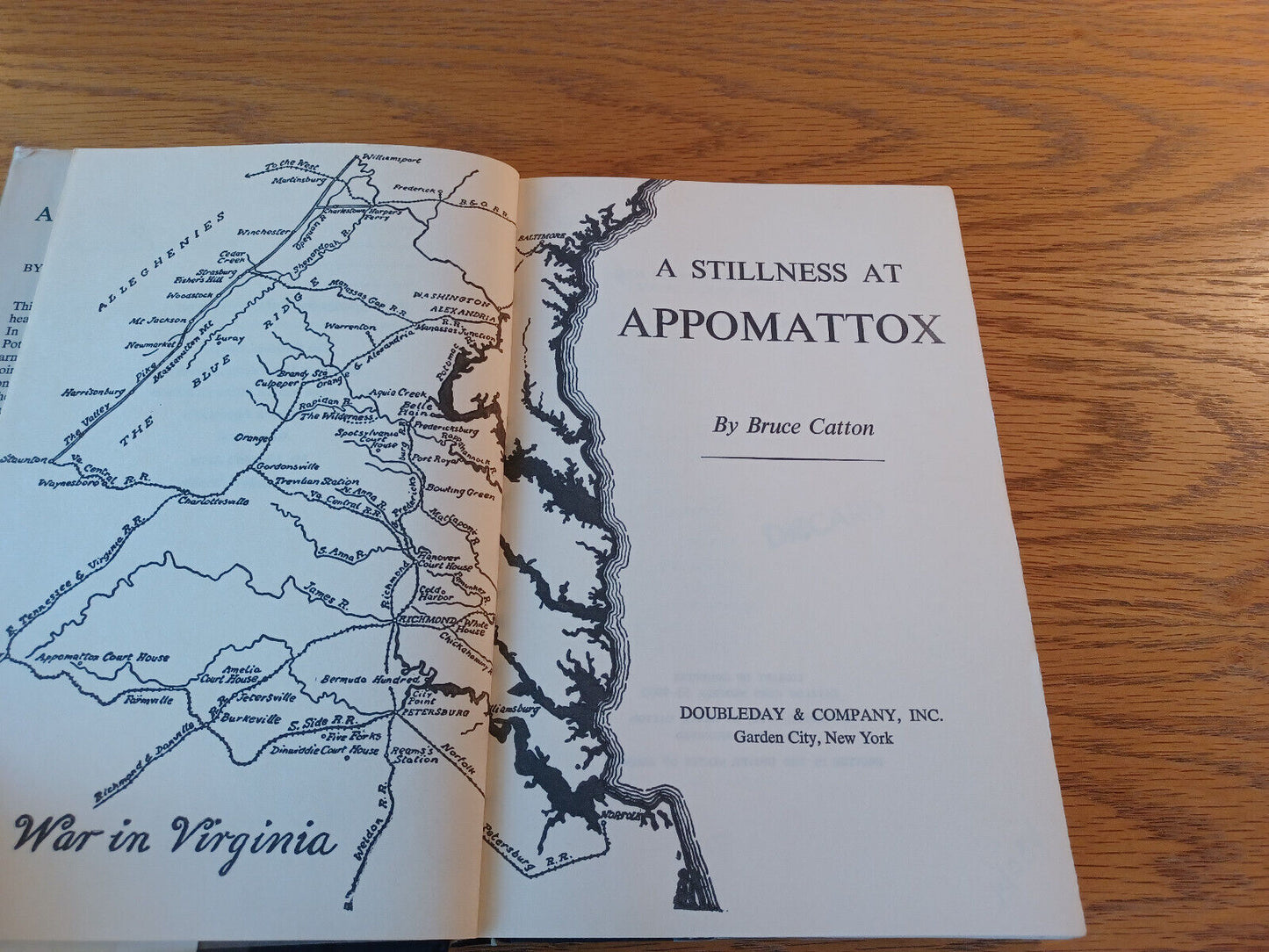 A Stillness At Appomattox Bruce Catton 1953 Hardcover Dust Jacket Doubleday