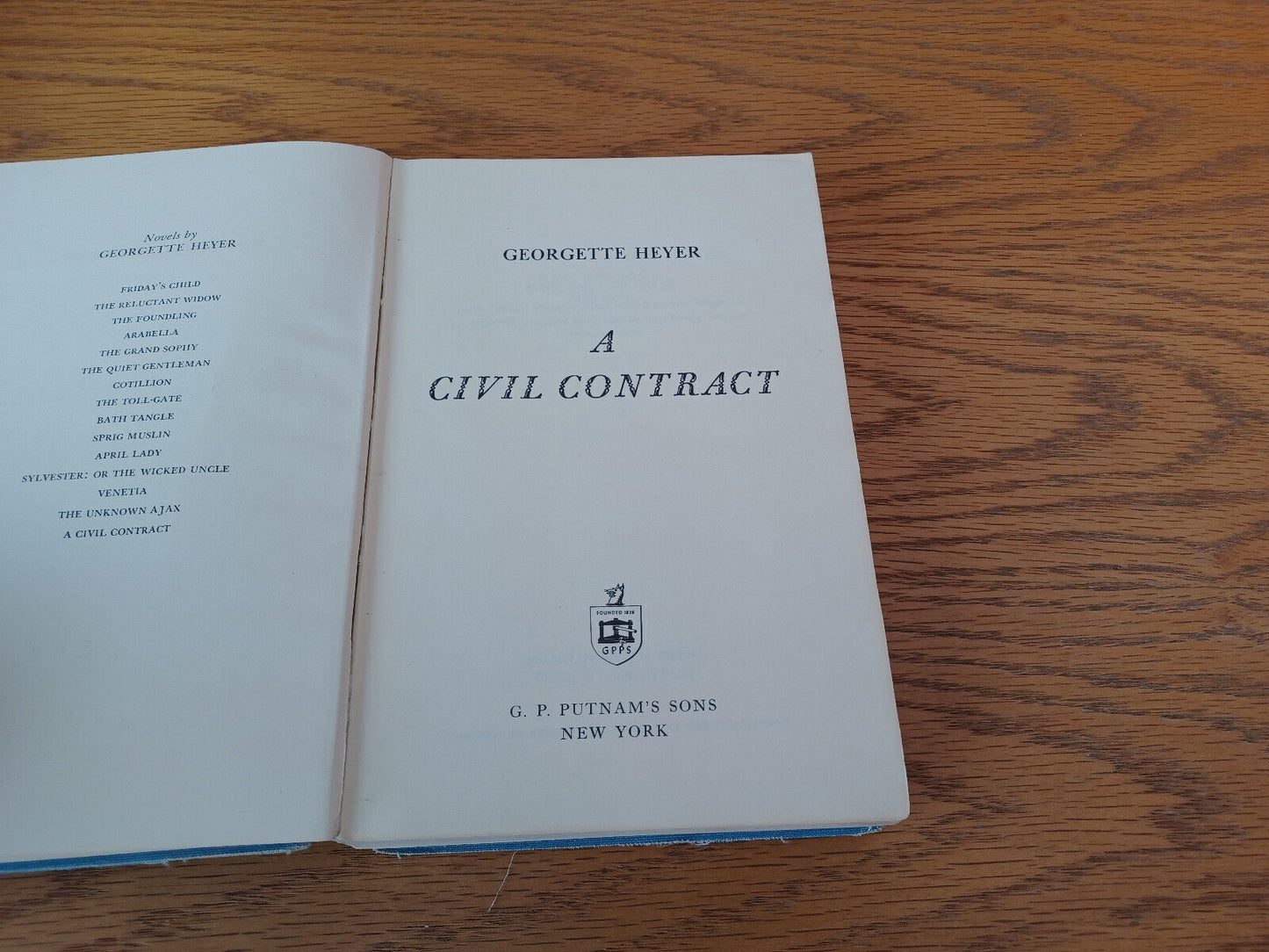 A Civil Contract Georgette Heyer 1971 Hardcover G P Putnam's Sons