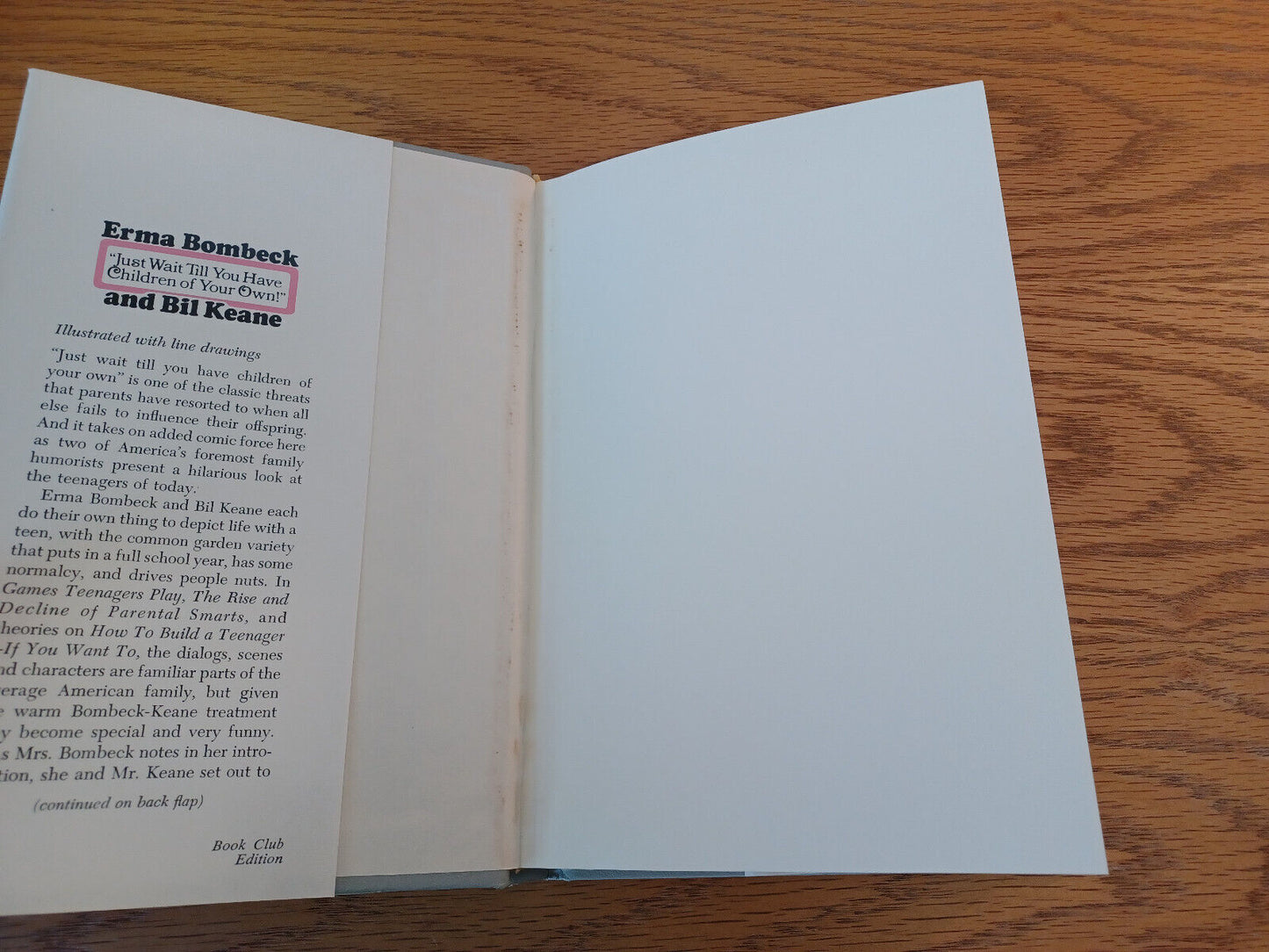 Just Wait Till You Have Children Of Your Own Erma Bombeck 1971 Hardcover Dust Ja
