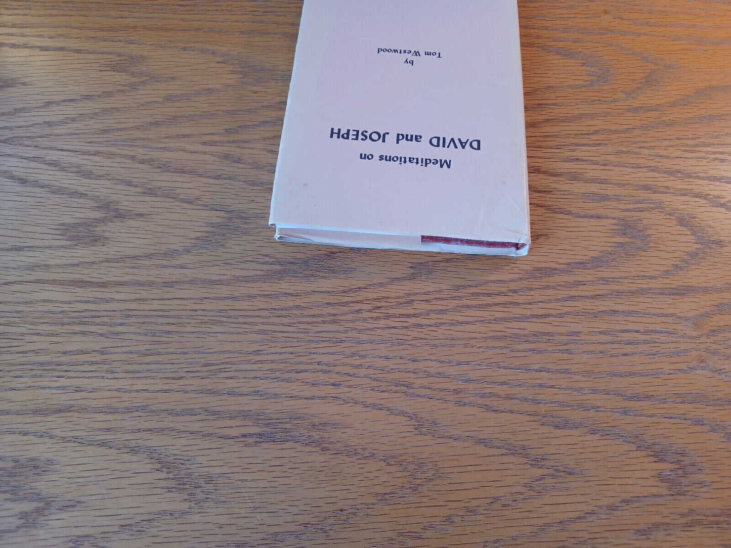 Meditations On David And Joseph Tom Westwood Hardcover Dust Jacket Ralph E Welch