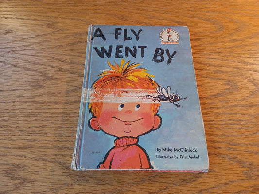 A Fly Went By Mike McClintock Book Club Edition Hardcover Beginner Books 1958