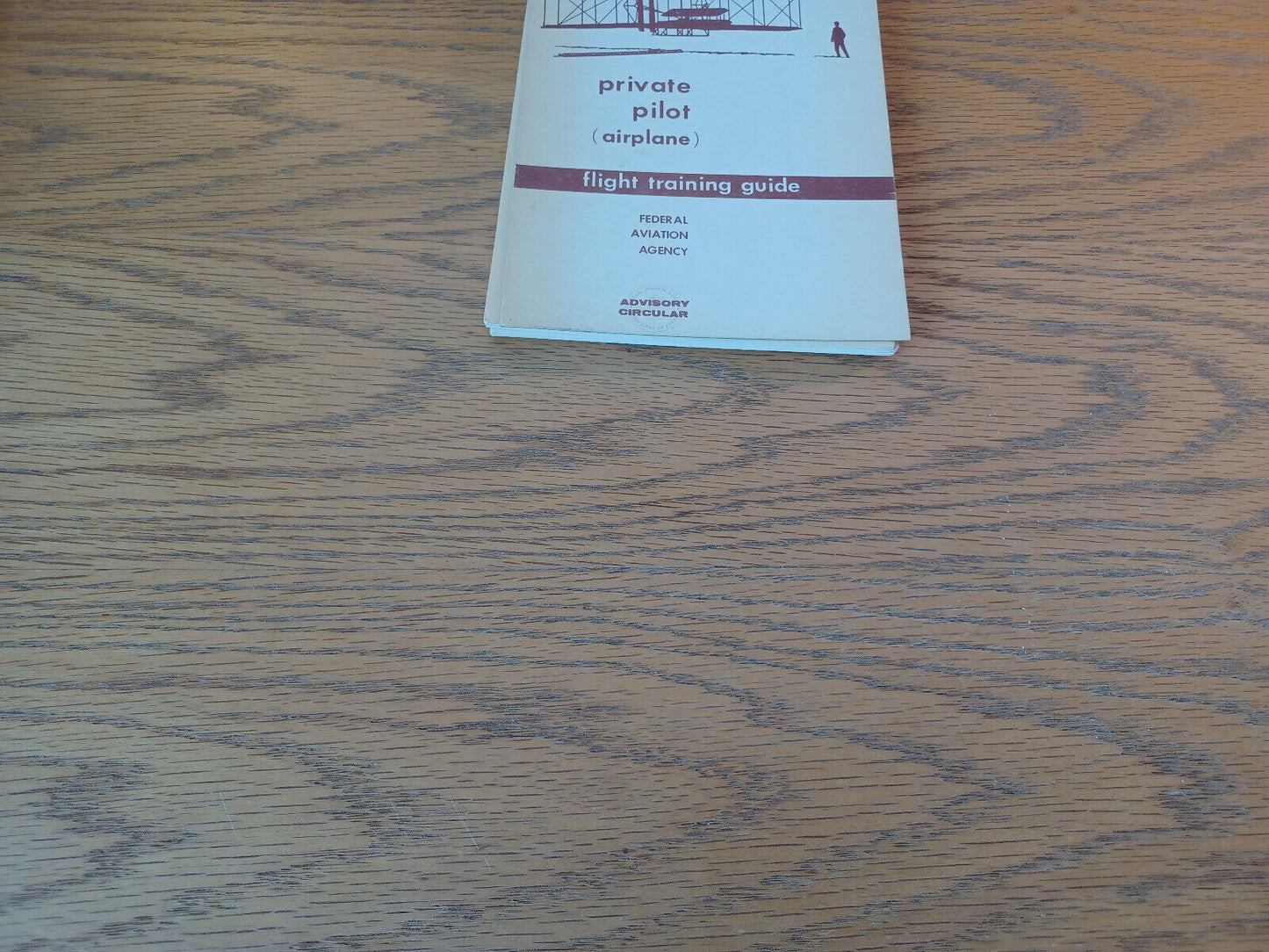 Private Pilot Airplane Flight Training Guide 1964 Federal Aviation Agency