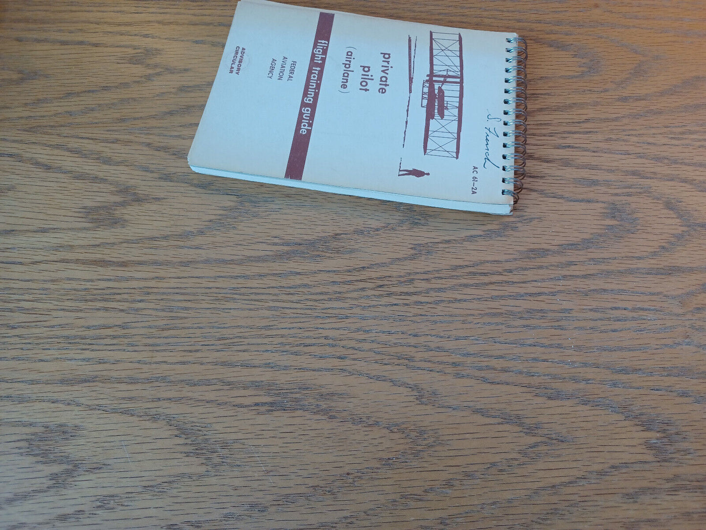 Private Pilot Airplane Flight Training Guide 1964 Federal Aviation Agency