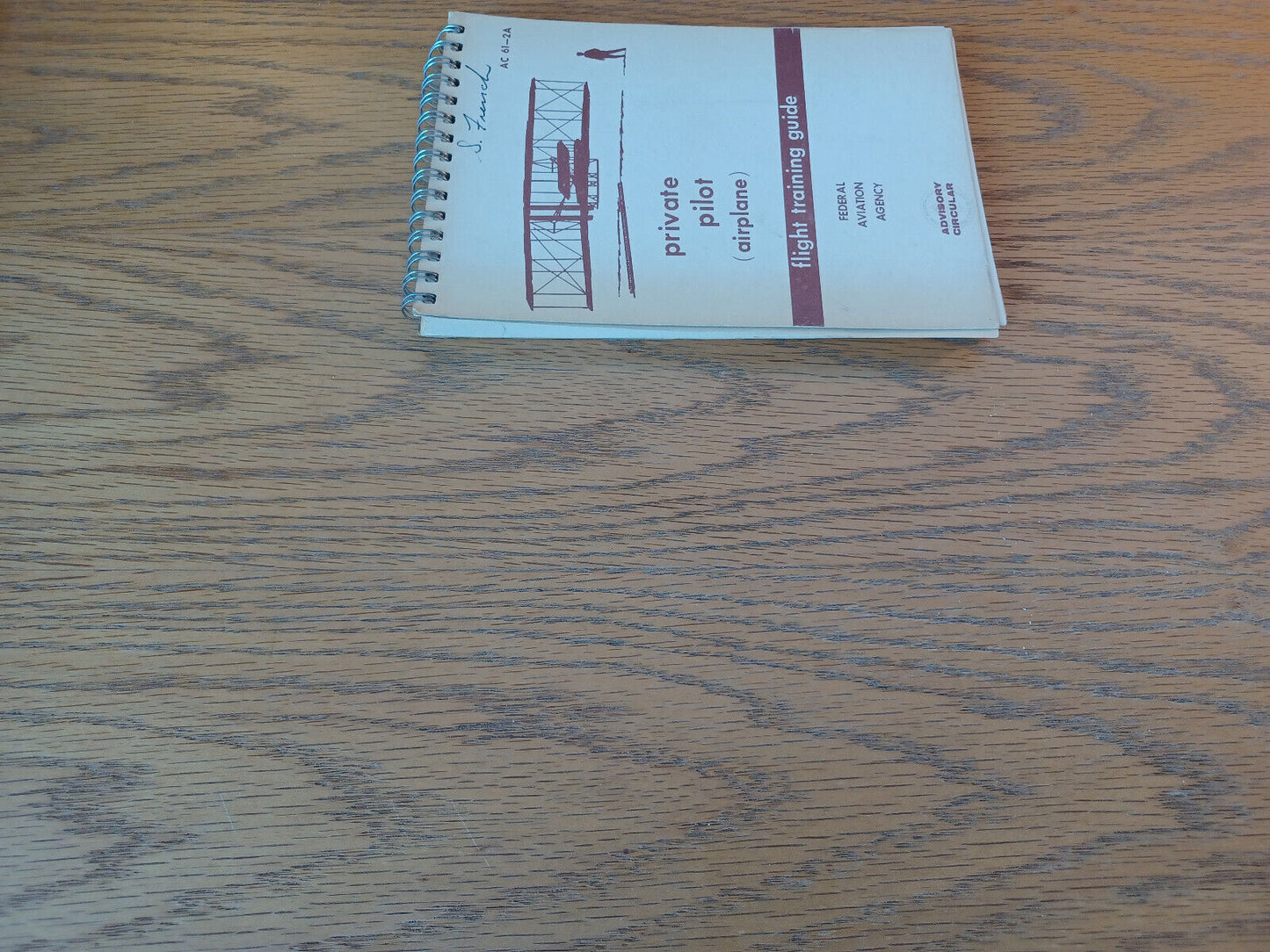 Private Pilot Airplane Flight Training Guide 1964 Federal Aviation Agency