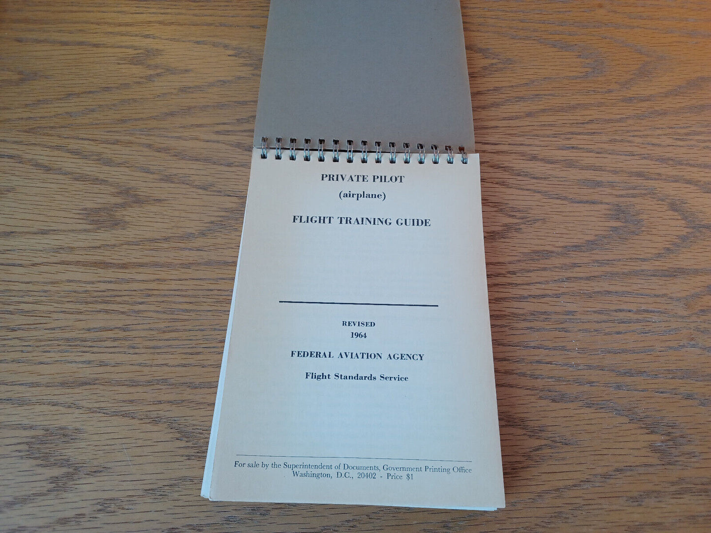 Private Pilot Airplane Flight Training Guide 1964 Federal Aviation Agency