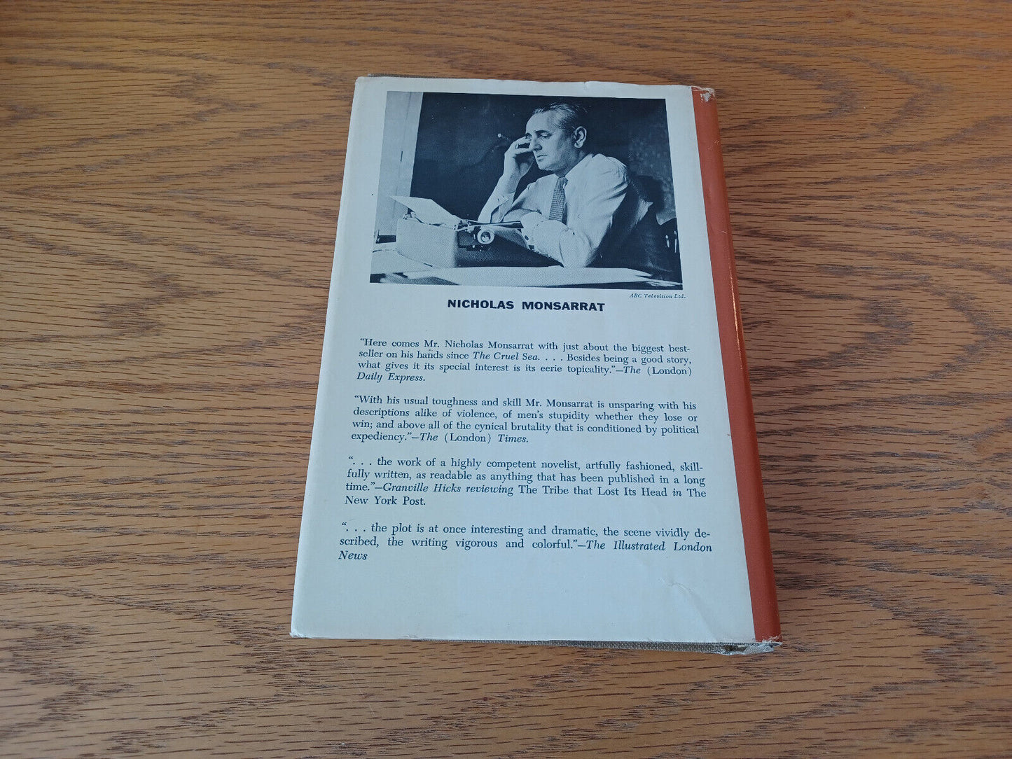 Richer Than All His Tribe Nicholas Monsarrat 1969 Hardcover Dust Jacket William