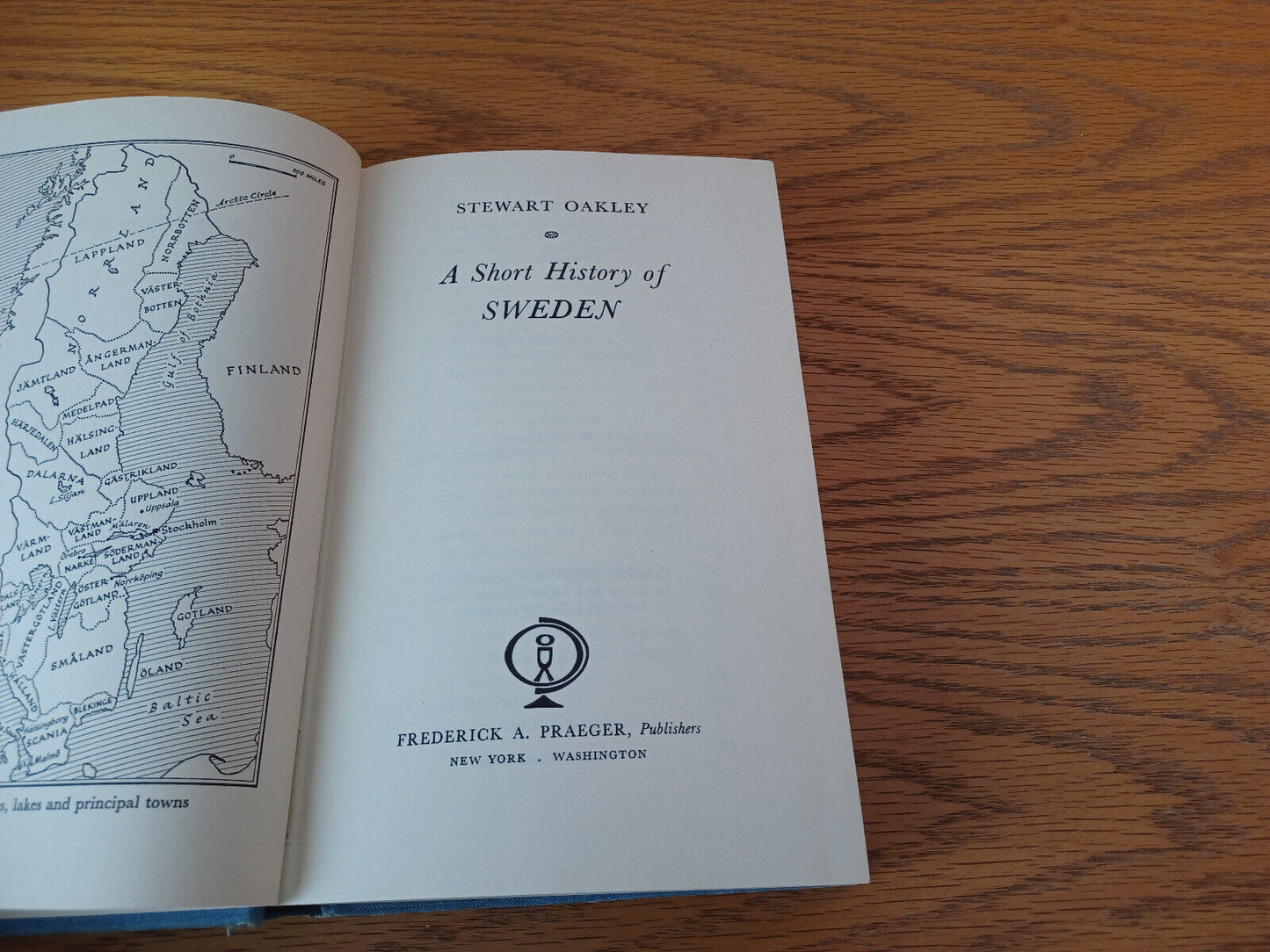 A Short History Of Sweden Stewart Oakley 1969 Hardcover Frederick A Praeger