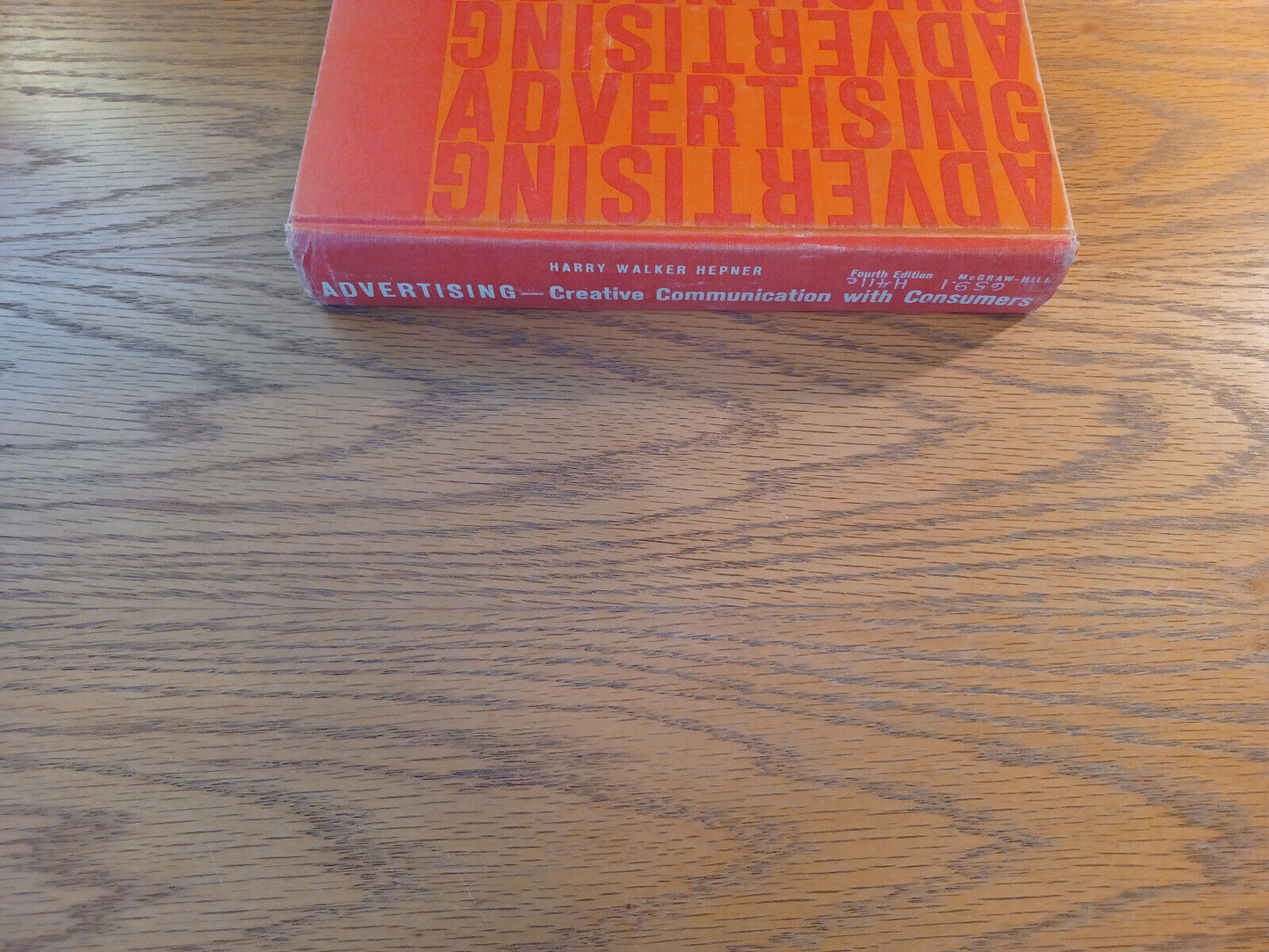 Advertising Creative Communication With Consumers Harry Walker Hepner 1964 McGra