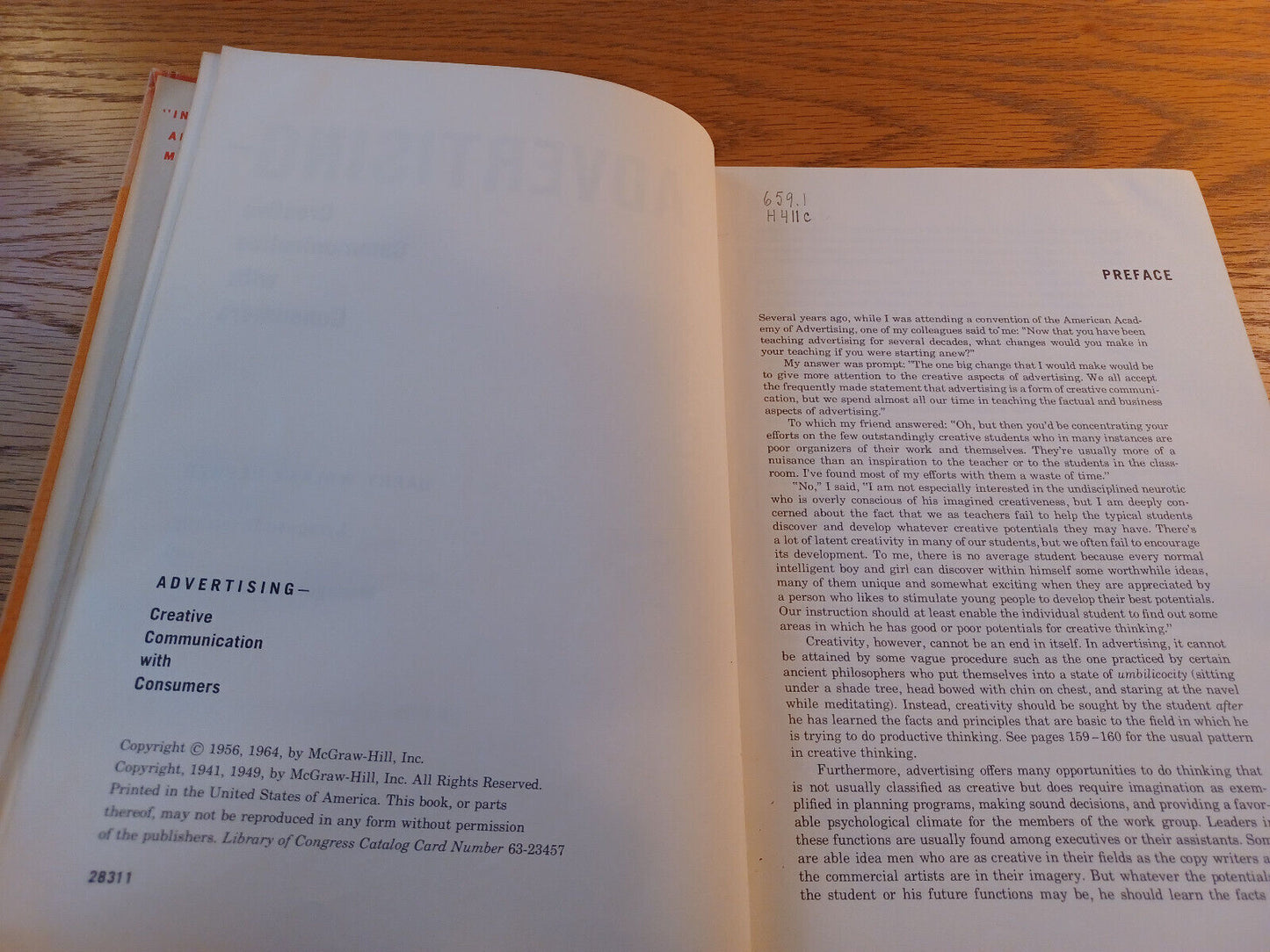 Advertising Creative Communication With Consumers Harry Walker Hepner 1964 McGra