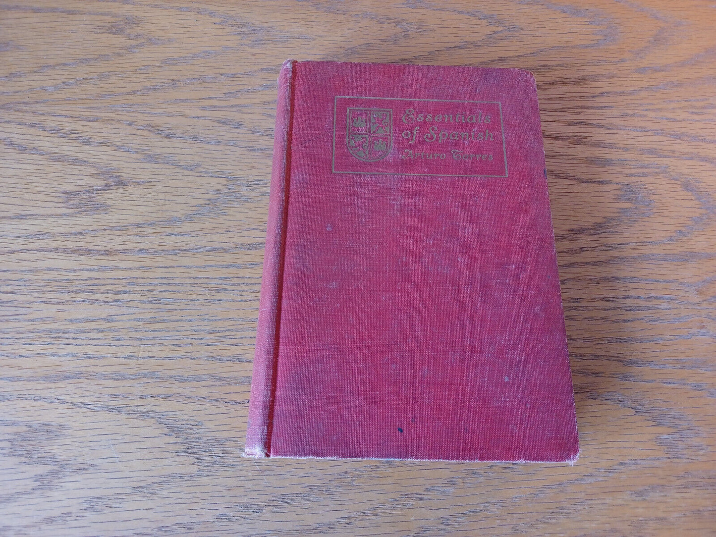 Essentials Of Spanish Arturo Torres 1929 Hardcover Doubleday