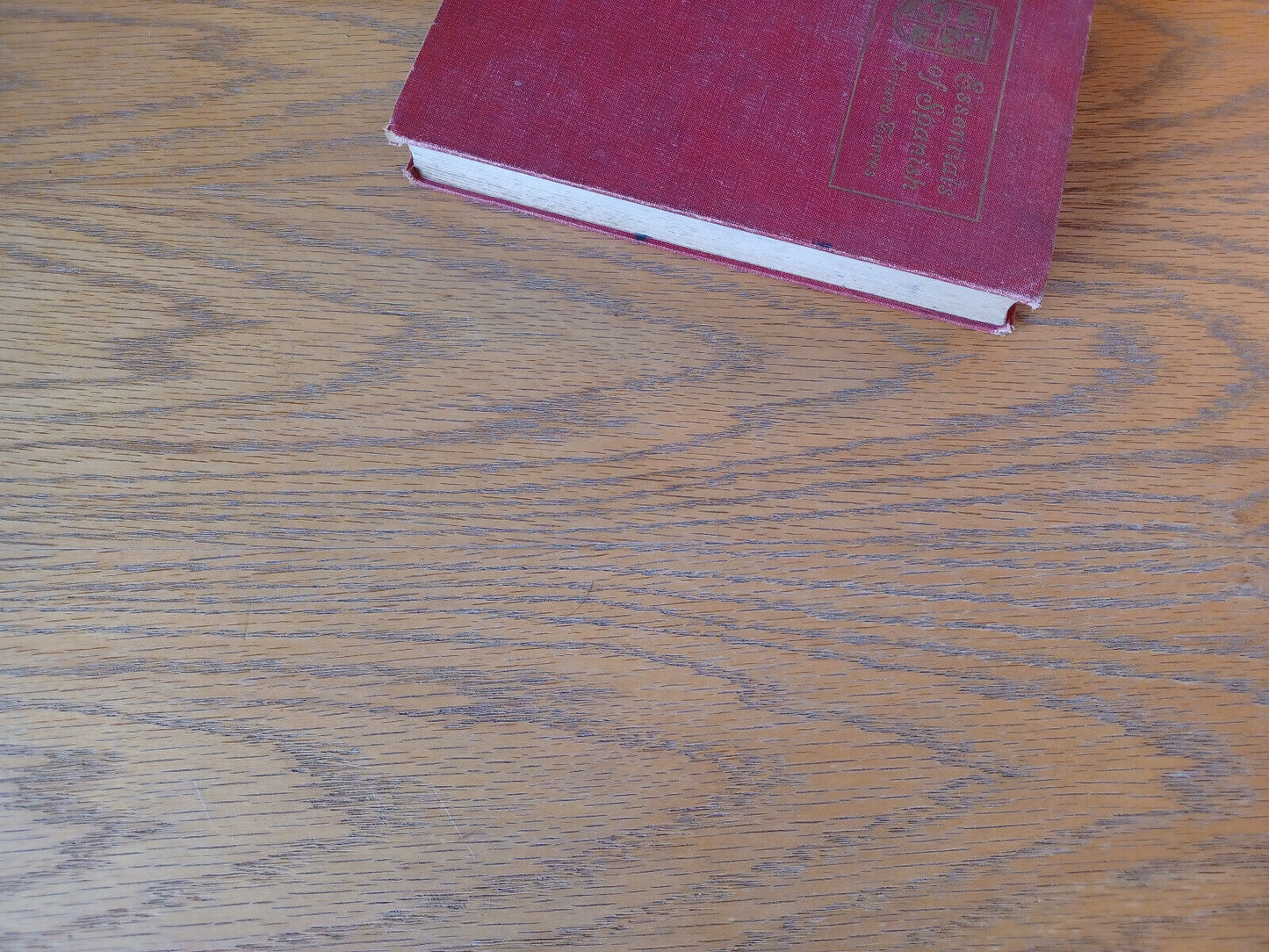 Essentials Of Spanish Arturo Torres 1929 Hardcover Doubleday