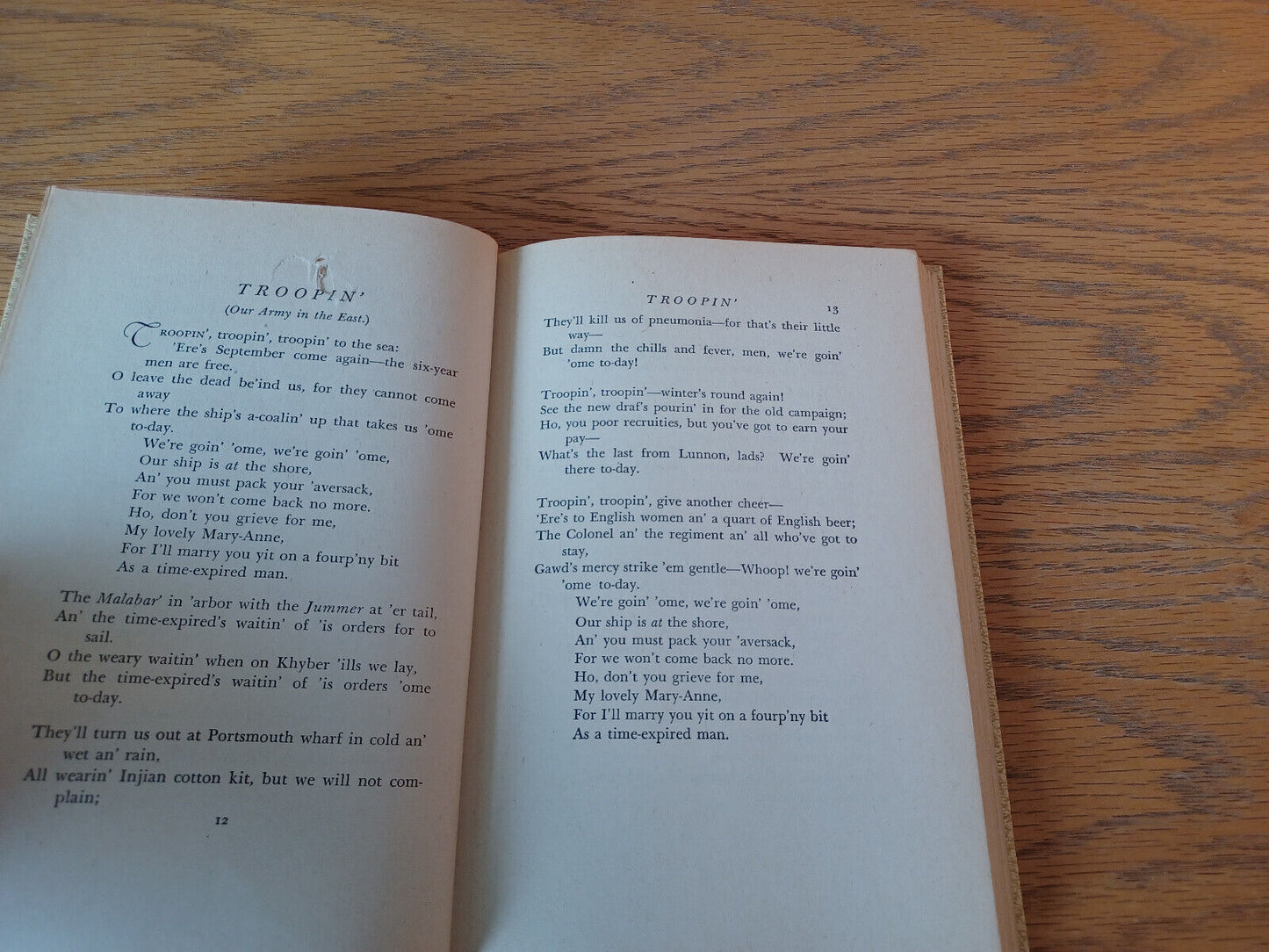 Barrack Room Ballads Departmental Ditties Rudyard Kipling Somerset Books Hardcov