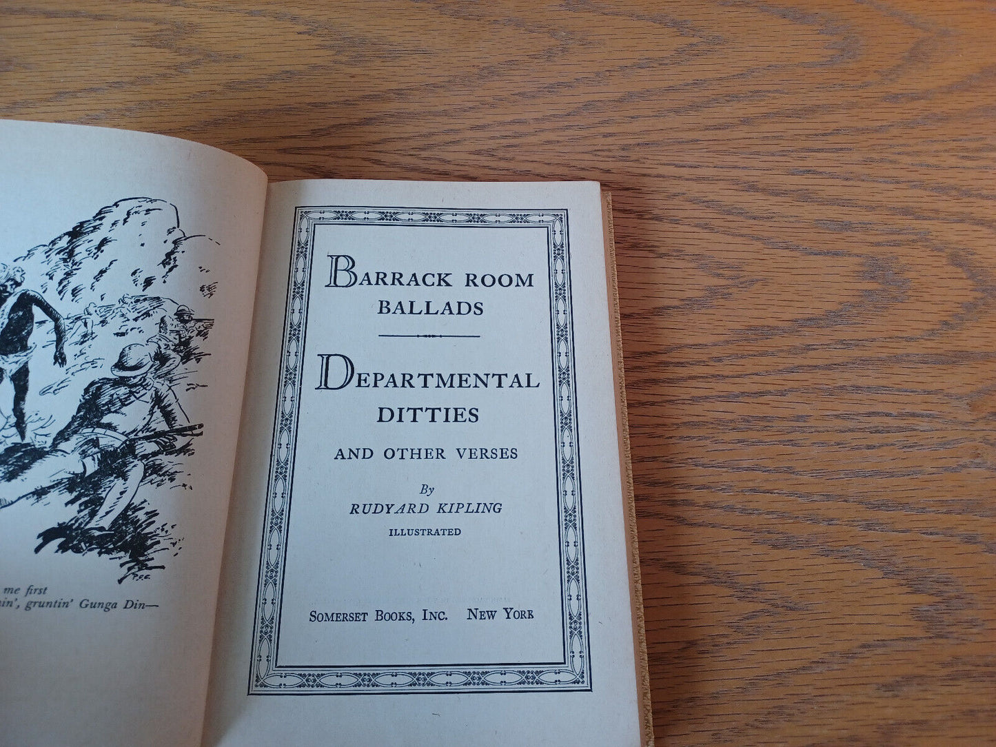 Barrack Room Ballads Departmental Ditties Rudyard Kipling Somerset Books Hardcov