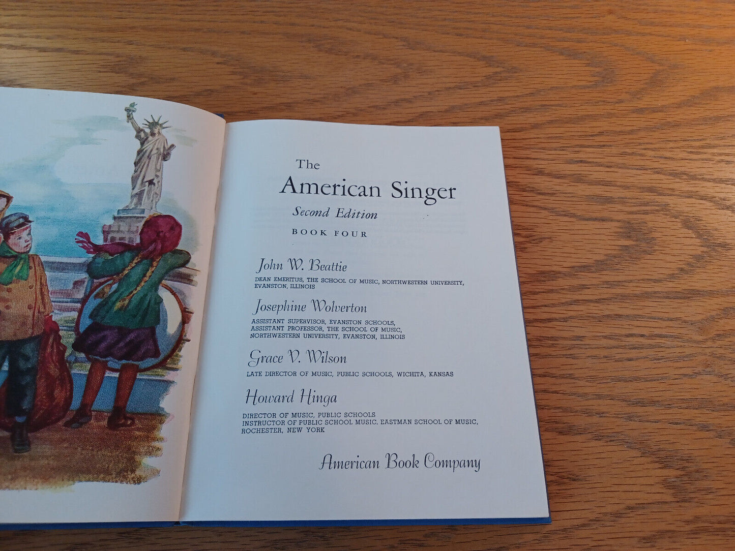 The American Singer Book Four John W Beattie 1960 Hardcover American Book Second