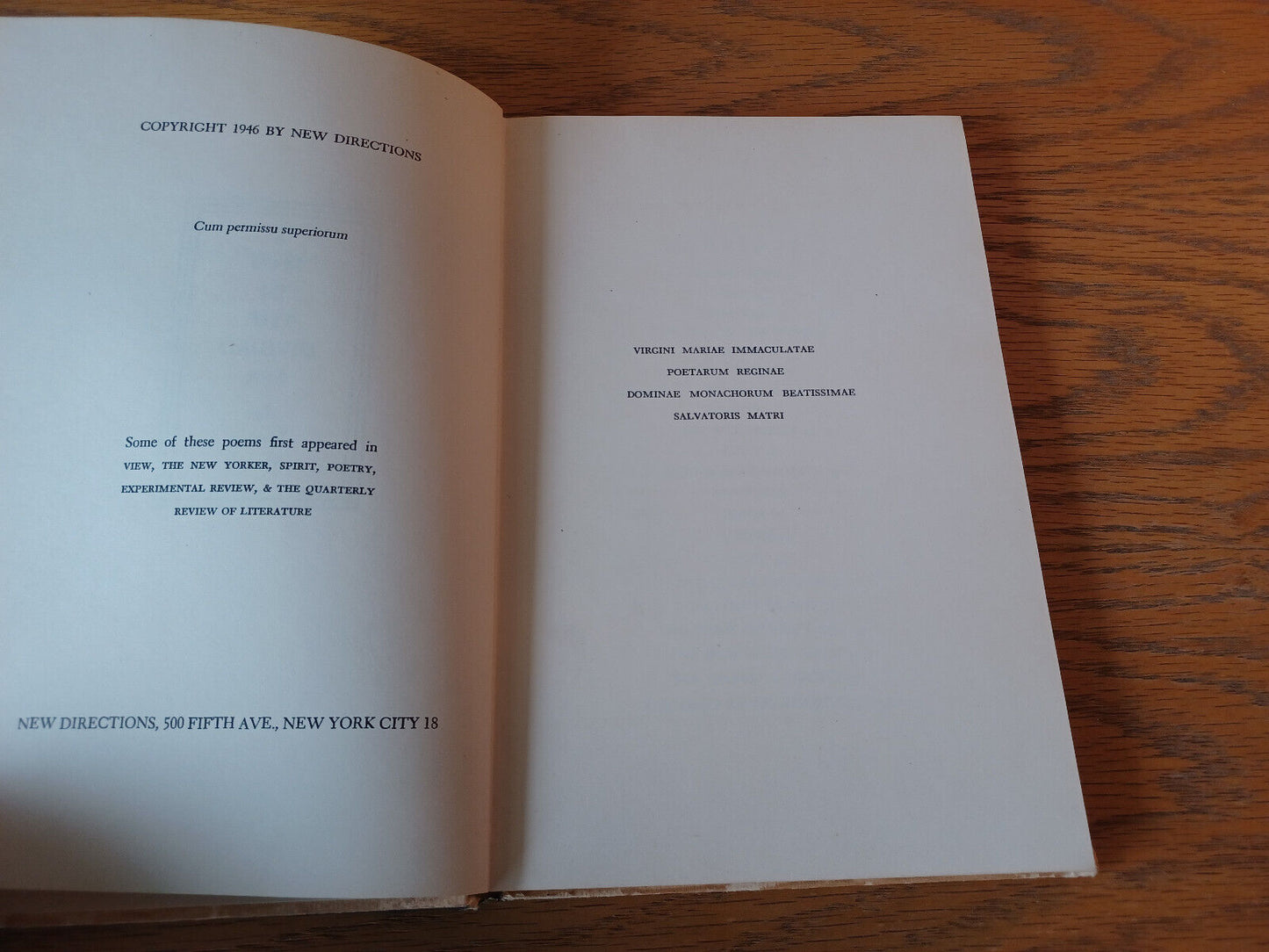 A Man In The Divided Sea Thomas Merton 1946 Hardcover New Directions