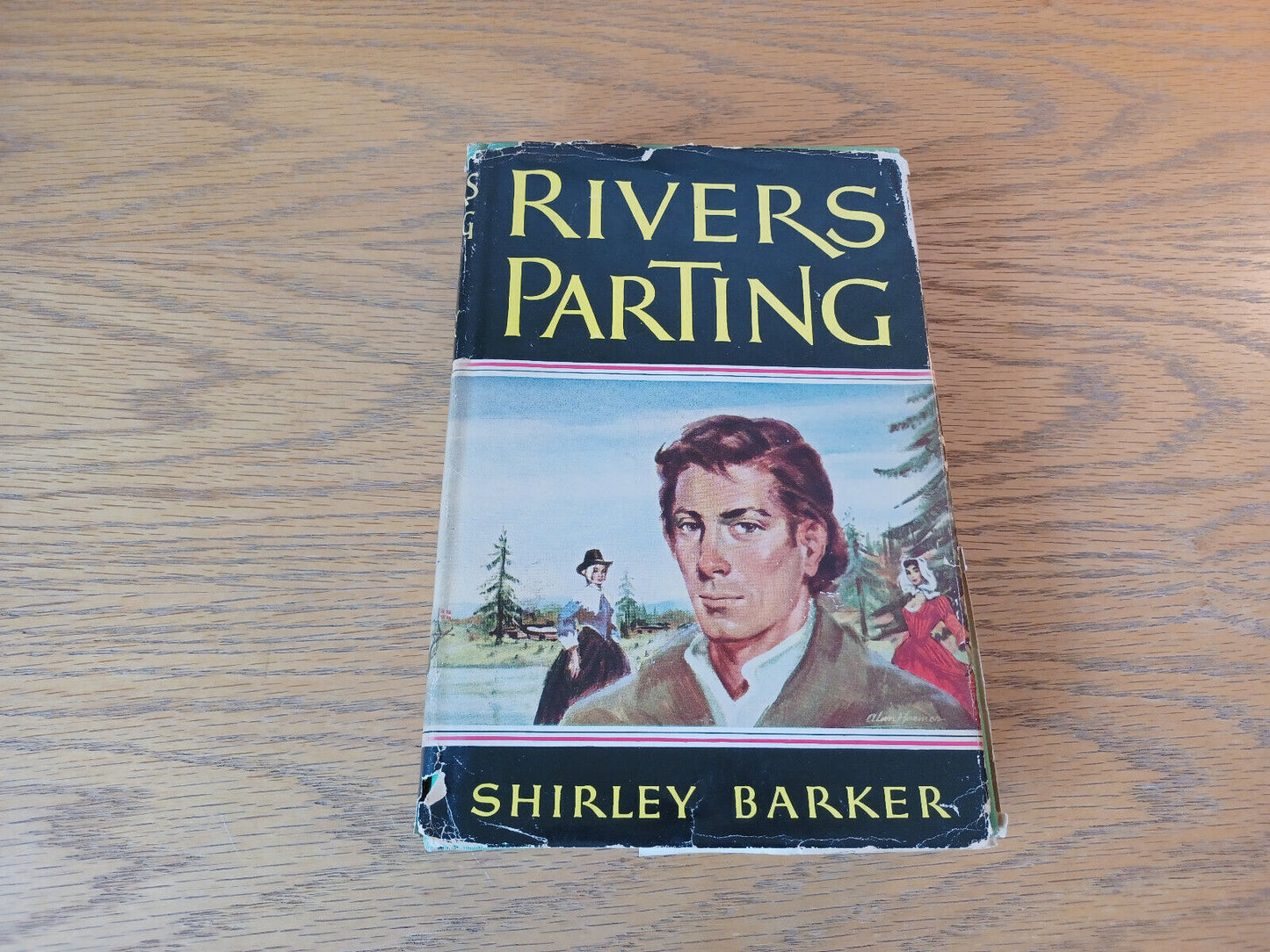 Rivers Parting Shirley Barker 1950 Book Club Edition Hardcover Dust Jacket Crown