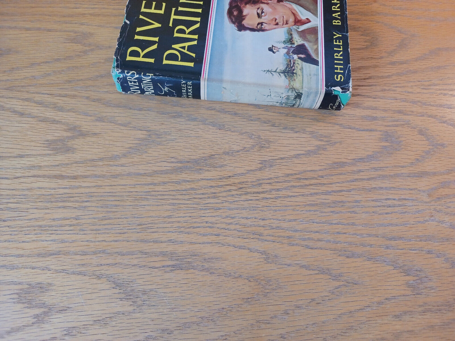 Rivers Parting Shirley Barker 1950 Book Club Edition Hardcover Dust Jacket Crown