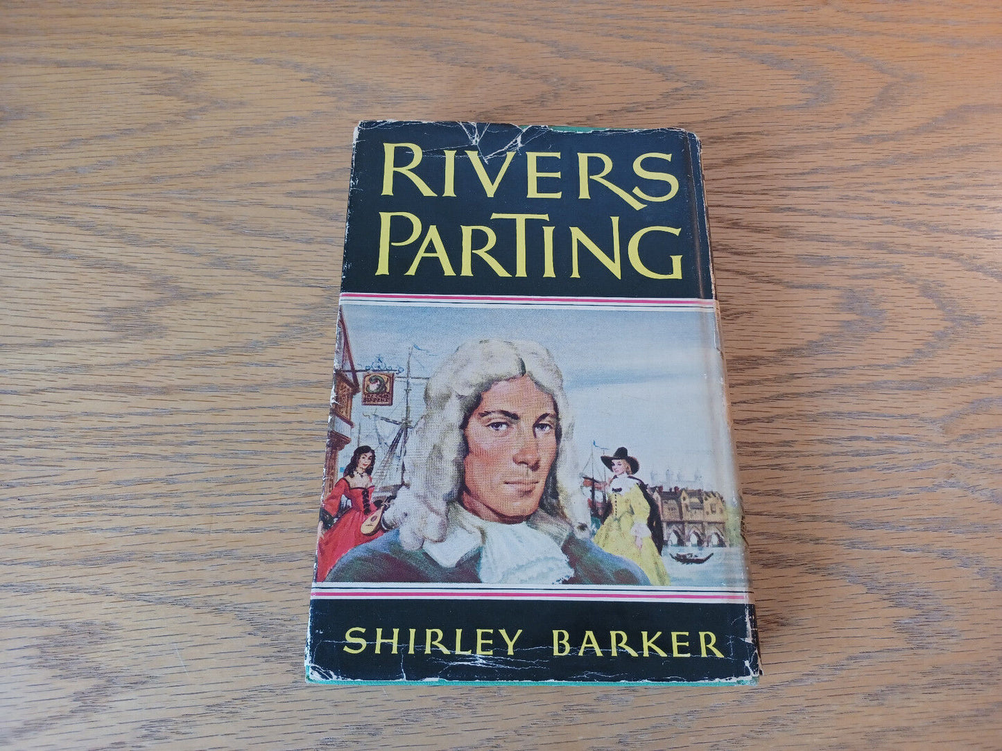 Rivers Parting Shirley Barker 1950 Book Club Edition Hardcover Dust Jacket Crown