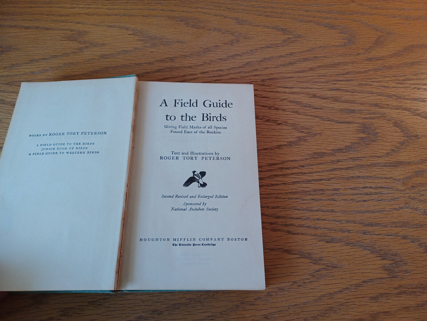 A Field Guide To The Birds Roger Tory Peterson 1947 Hardcover Houghton Mifflin