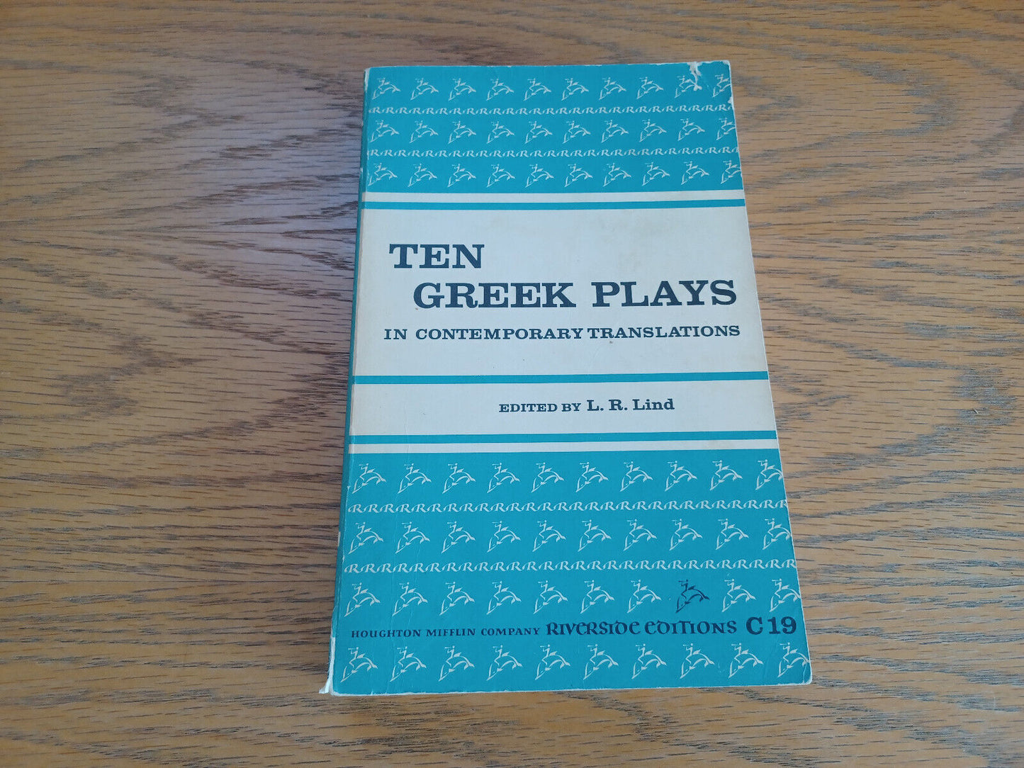 Ten Greek Plays in Contemporary Translations L R Lind 1957 Paperback Houghton Mi