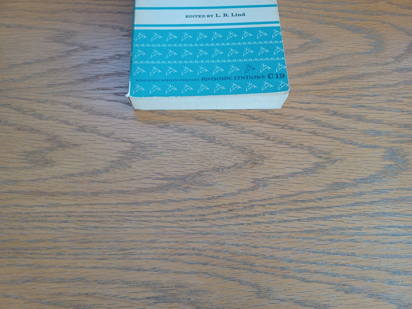 Ten Greek Plays in Contemporary Translations L R Lind 1957 Paperback Houghton Mi