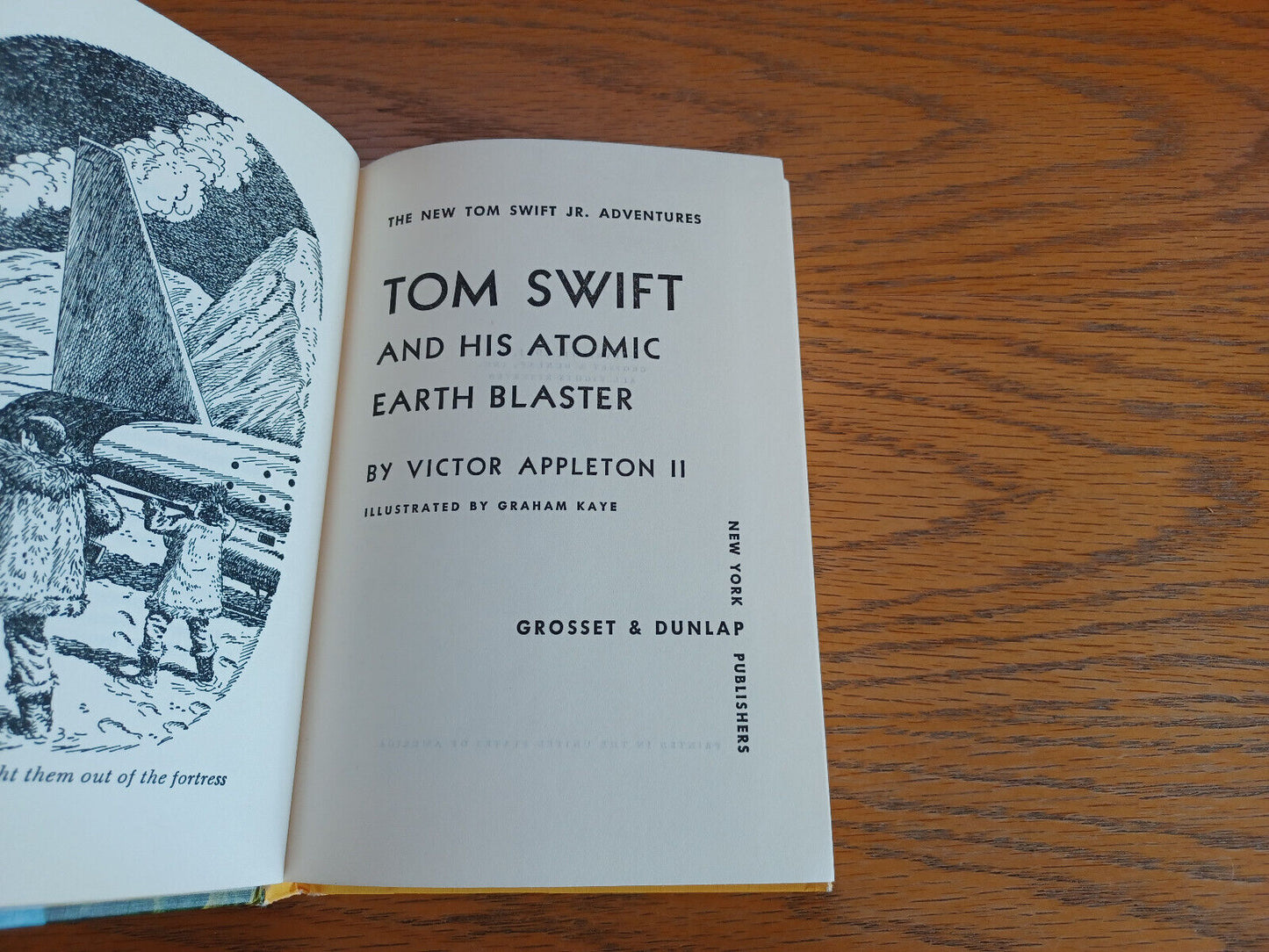 Tom Swift and His Atomic Earth Blaster Victor Appleton II 1954 Grosset & Dunlap