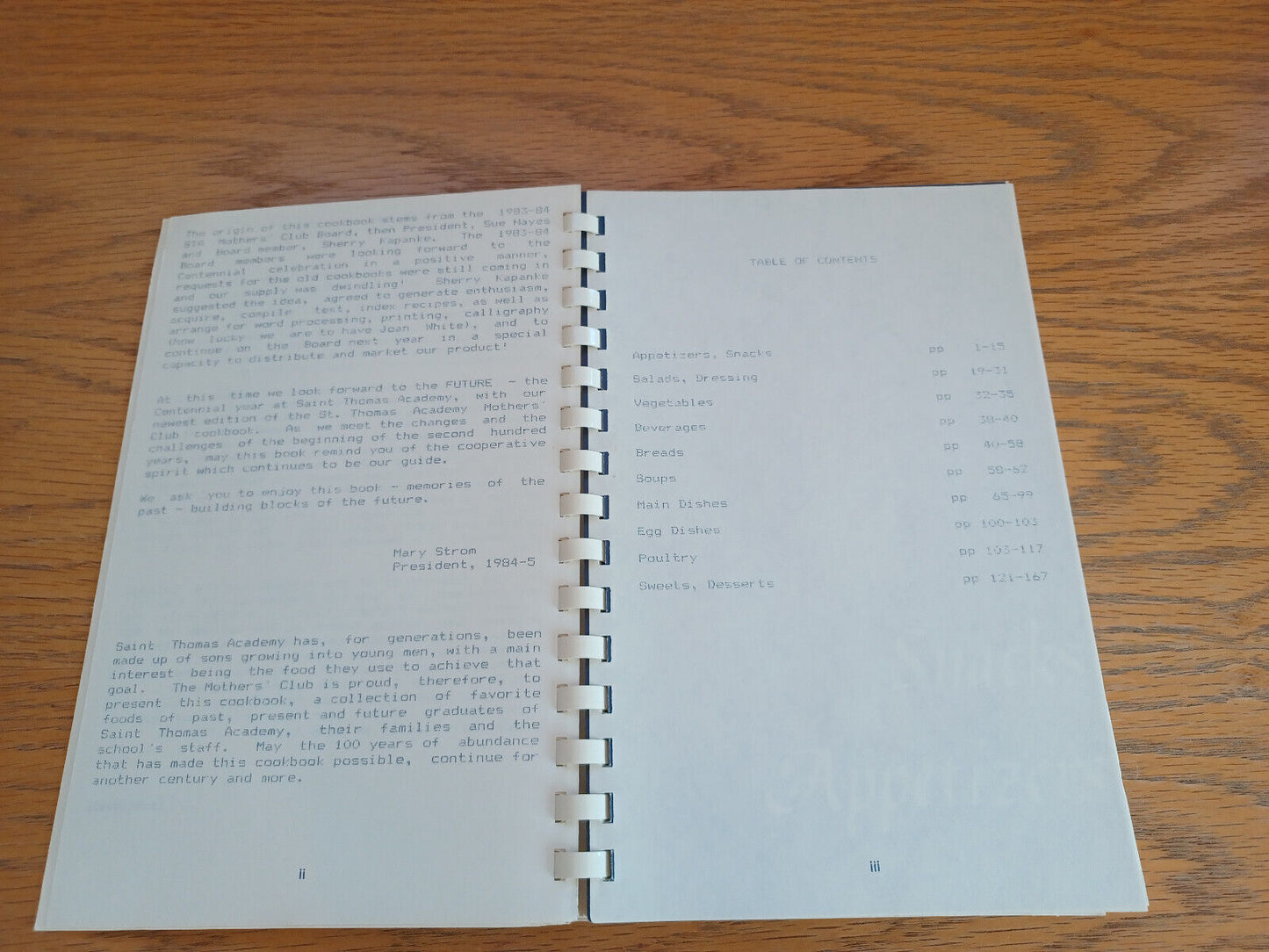 Saint Thomas Academy Mothers Club Centennial Cookbook