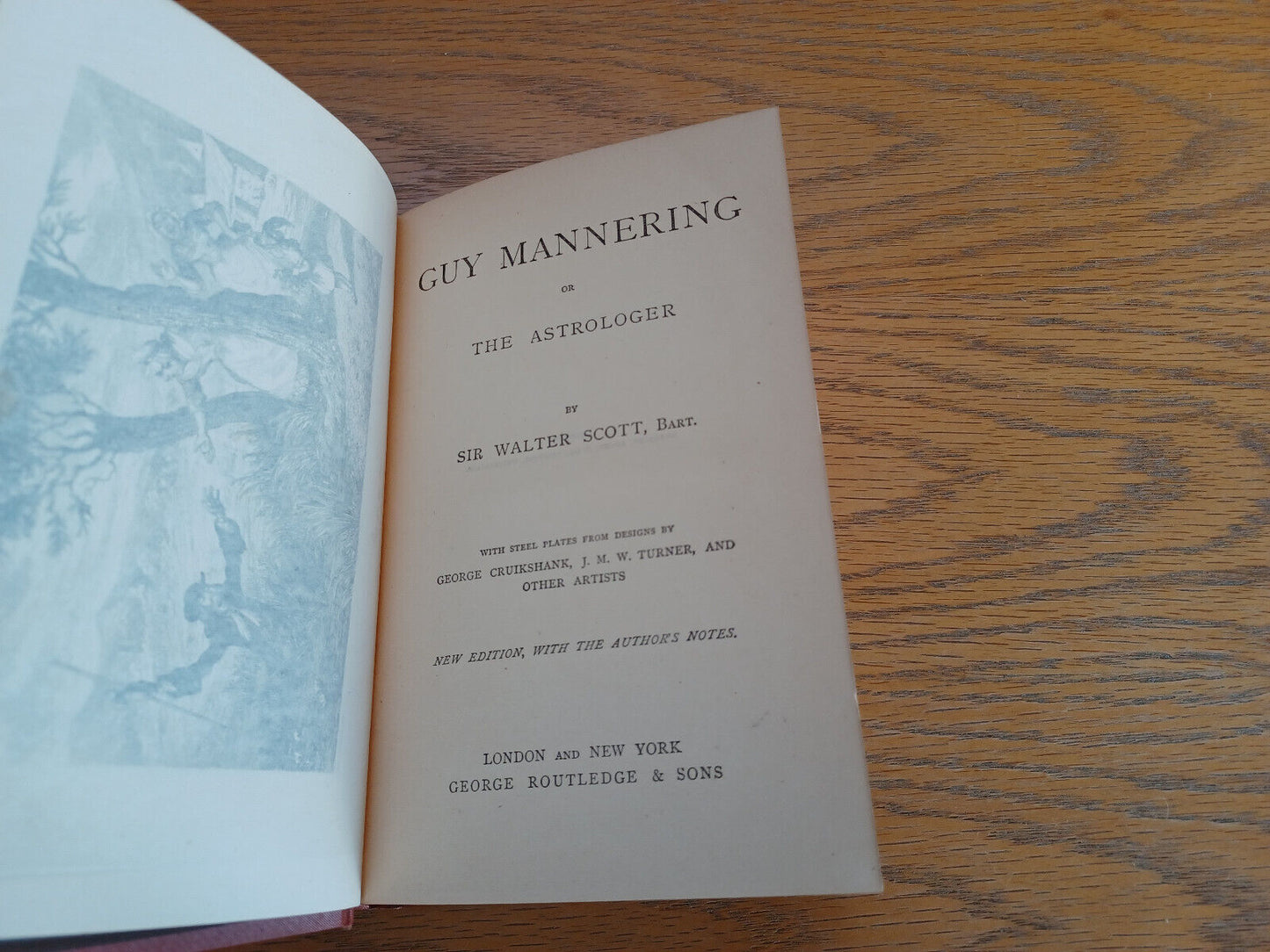 Guy Mannering or the Astrologer Sir Walter Scott George Routledge & Sons Waverle
