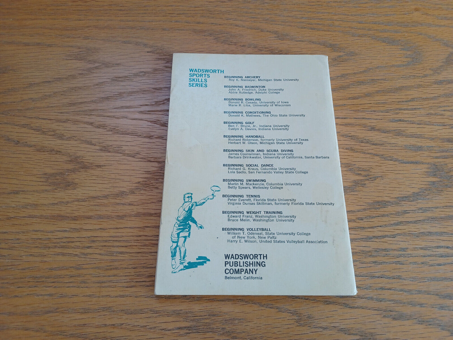 Beginning Swimming M M Mackenzie & Betty Spears 1965 Paperback Wadsworth