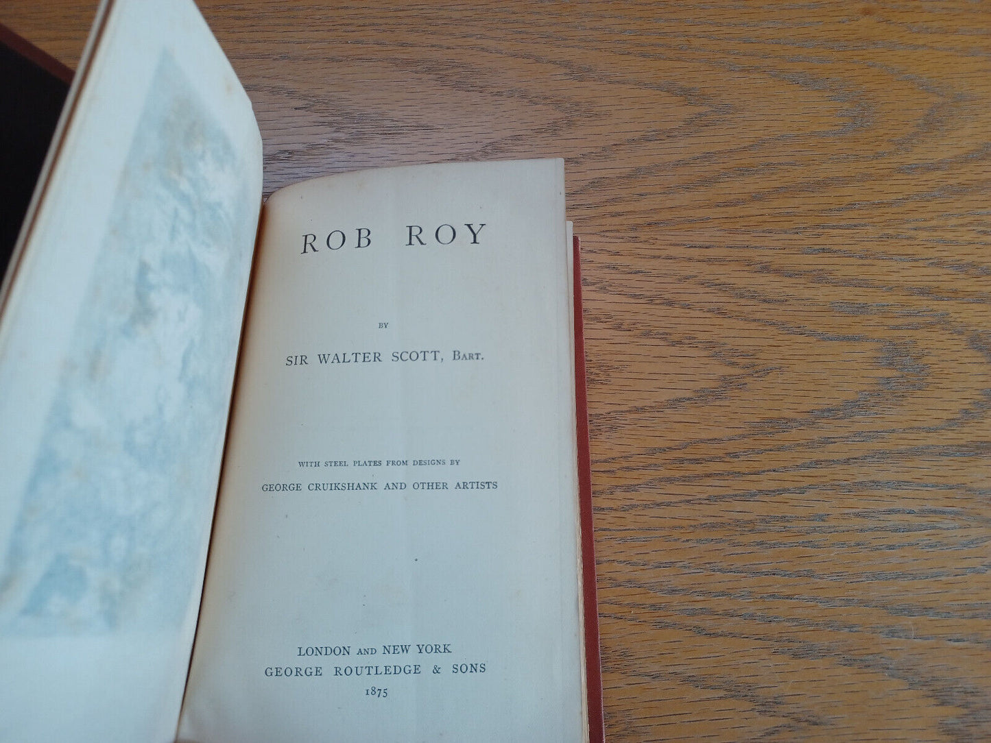 Rob Roy Sir Walter Scott 1875 George Routledge & Sons Waverley Novels