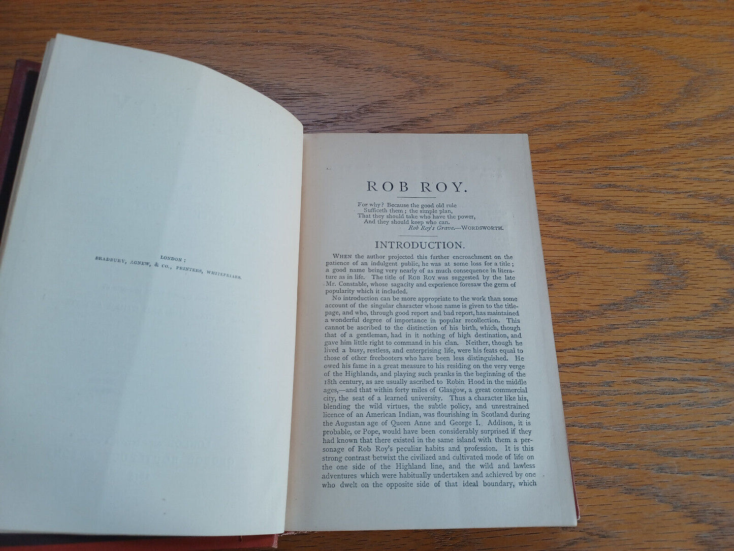 Rob Roy Sir Walter Scott 1875 George Routledge & Sons Waverley Novels