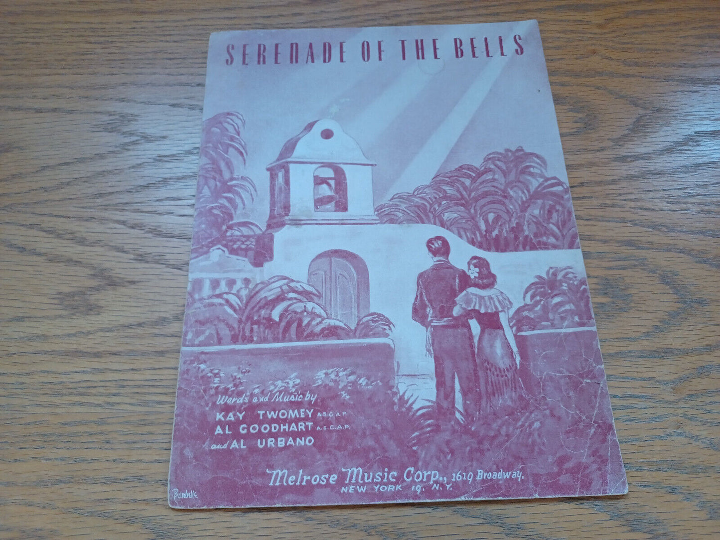 Serenade Of The Bells Kay Twomey Al Goodhart 1947 Al Urbano Melrose Music