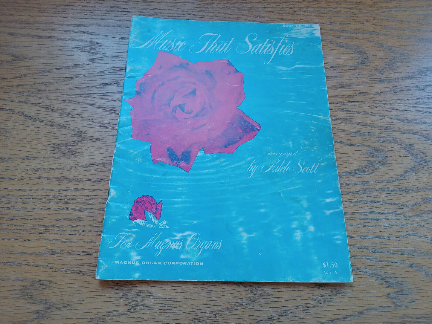 Music That Satisfies Adele Scott 1963 Magnus Organ Sheet Music
