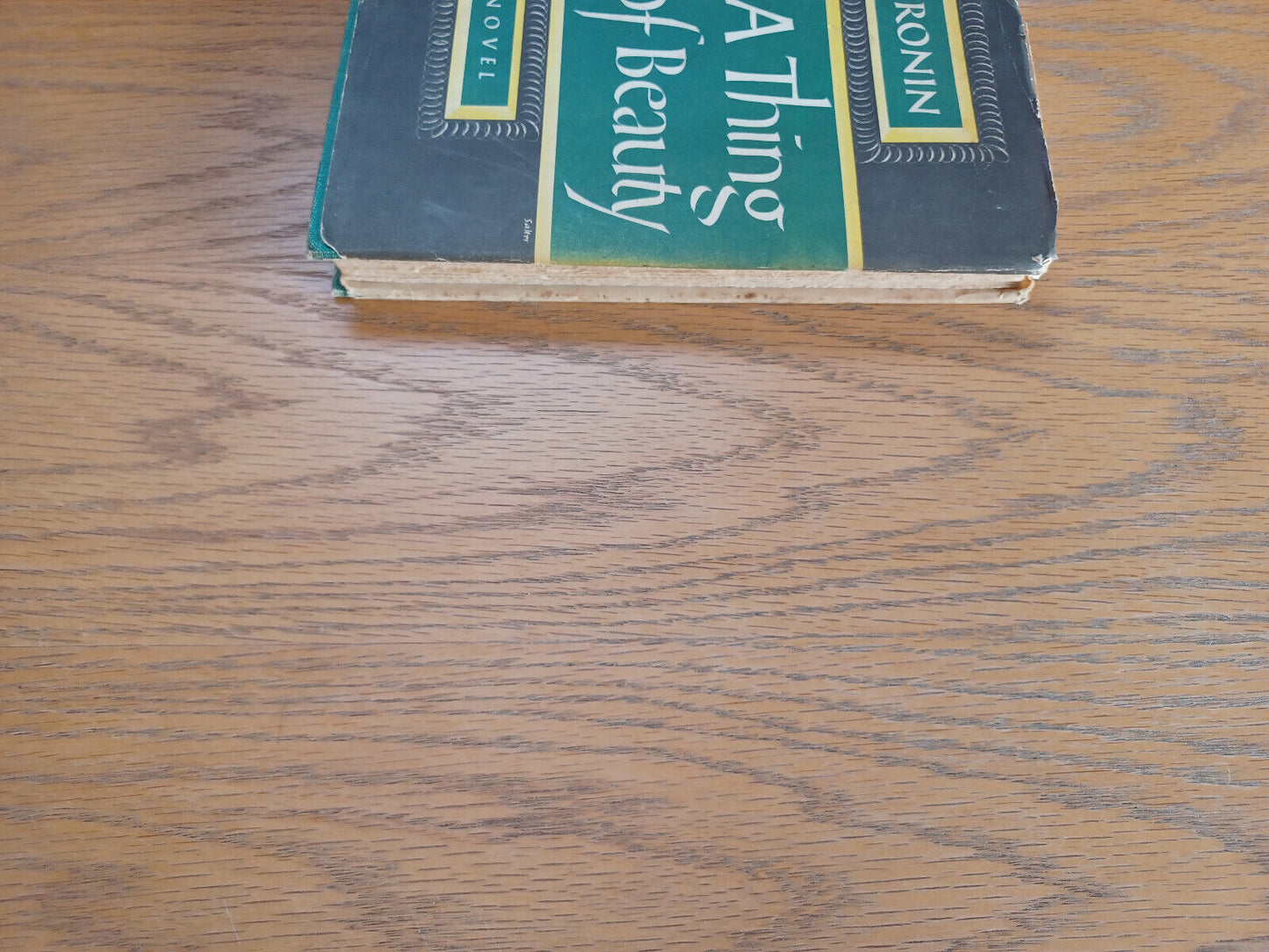 A Thing of Beauty A J Cronin 1956 Book Club Edition Hardcover Dust Jacket Little
