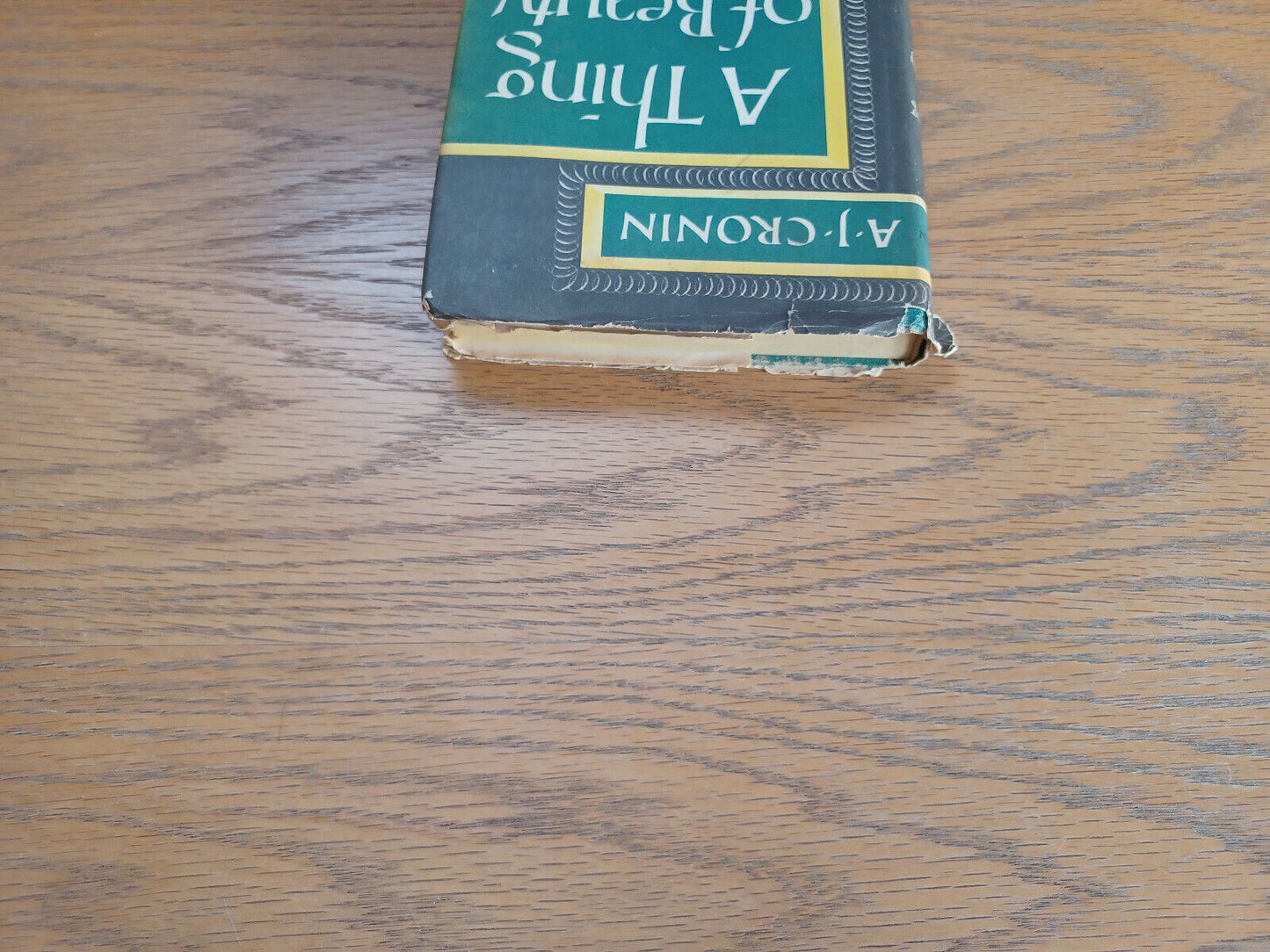 A Thing of Beauty A J Cronin 1956 Book Club Edition Hardcover Dust Jacket Little