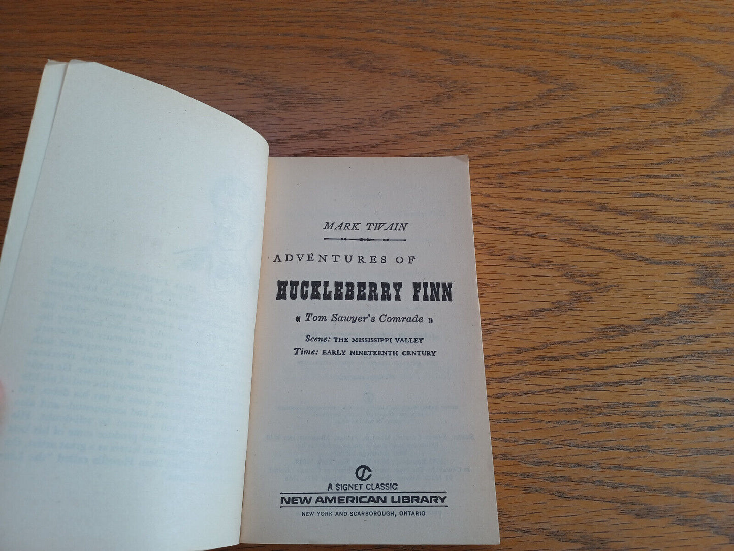 Adventures of Huckleberry Finn Mark Twain 1959 Signet New American Library