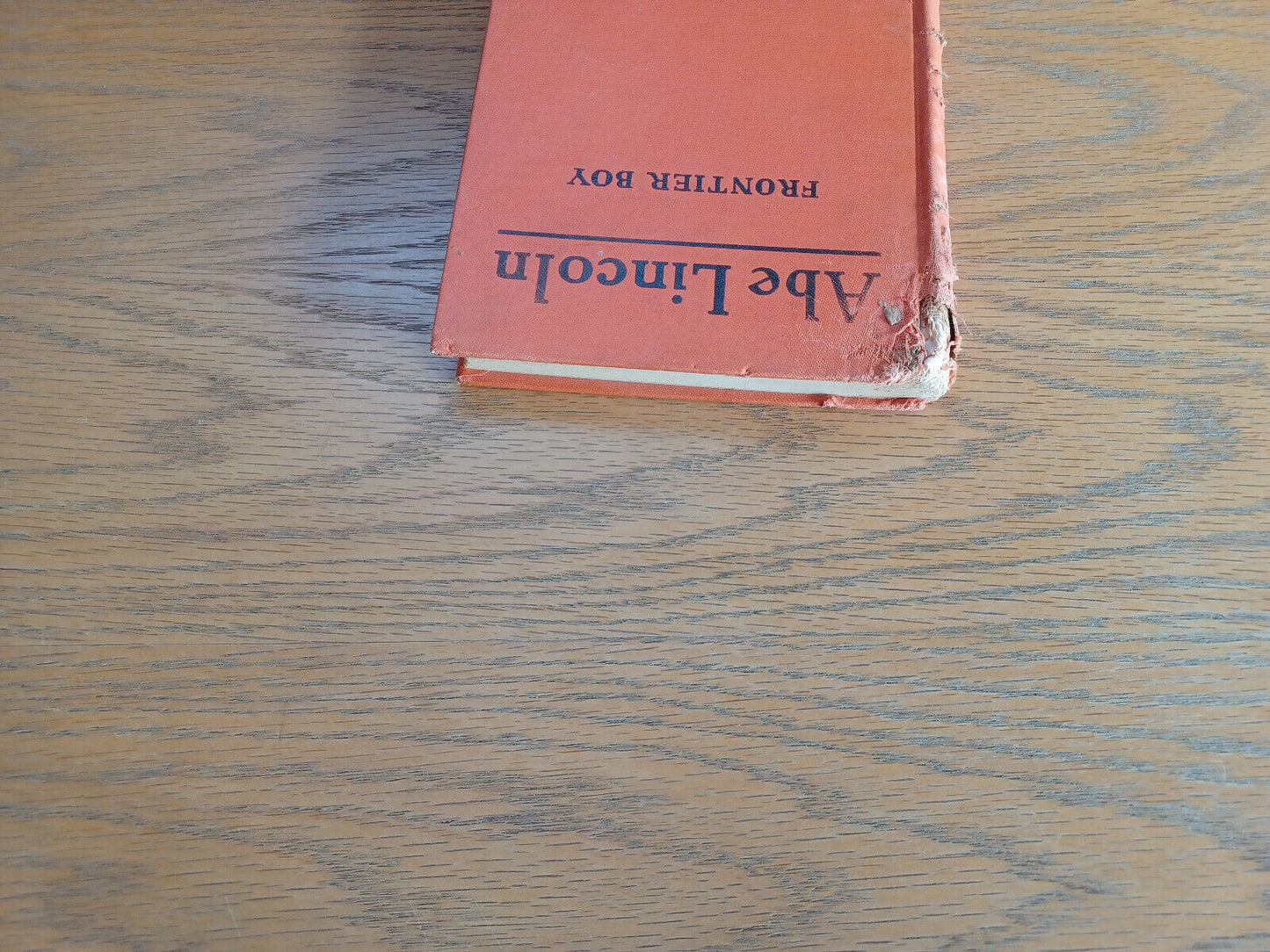 Abe Lincoln Frontier Boy Augusta Stevenson 1953 Hardcover Bobbs-Merrill