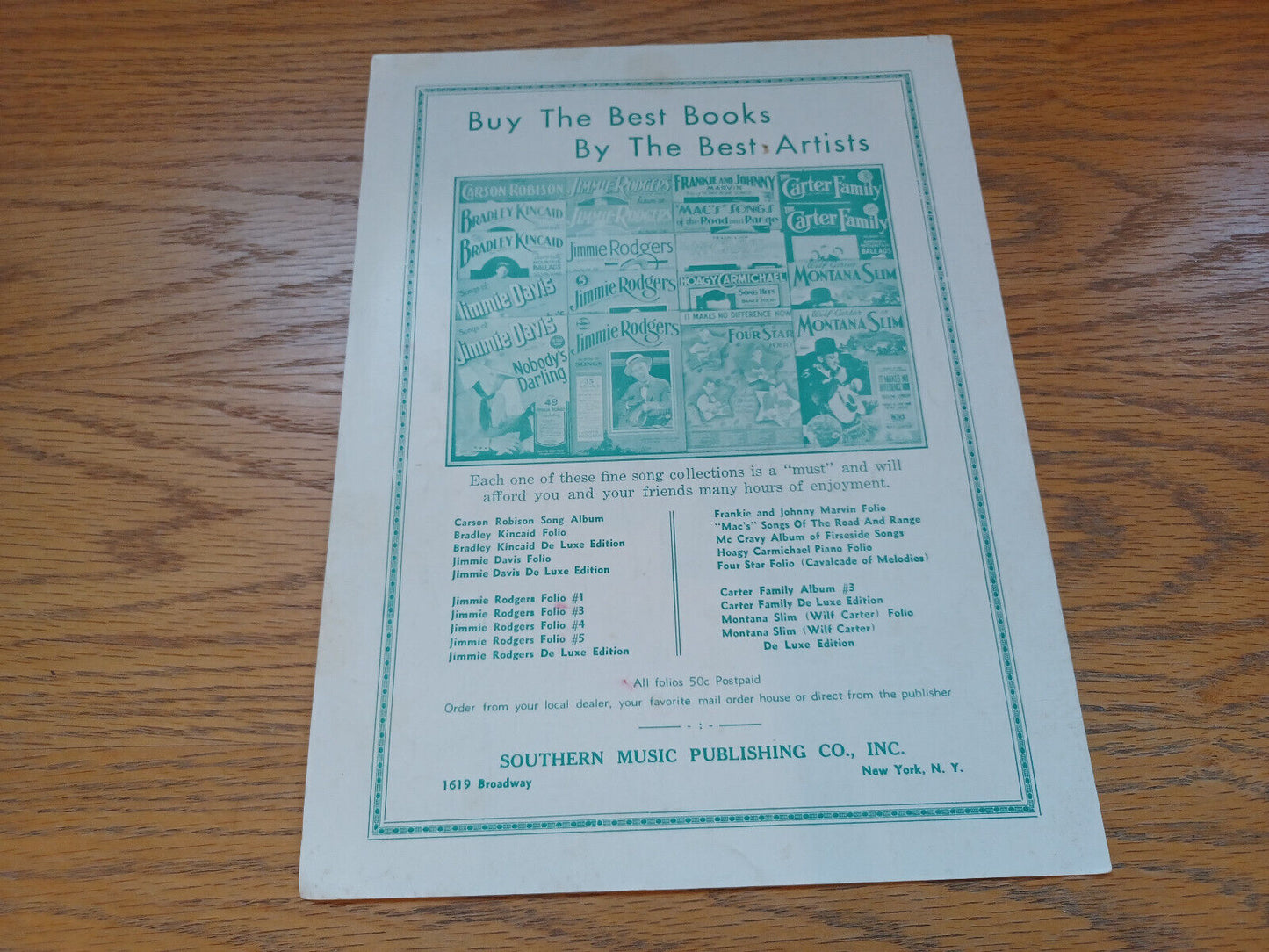 It Makes No Difference Now Jimmie Davis And Floyd Tillman 1939 Southern Music