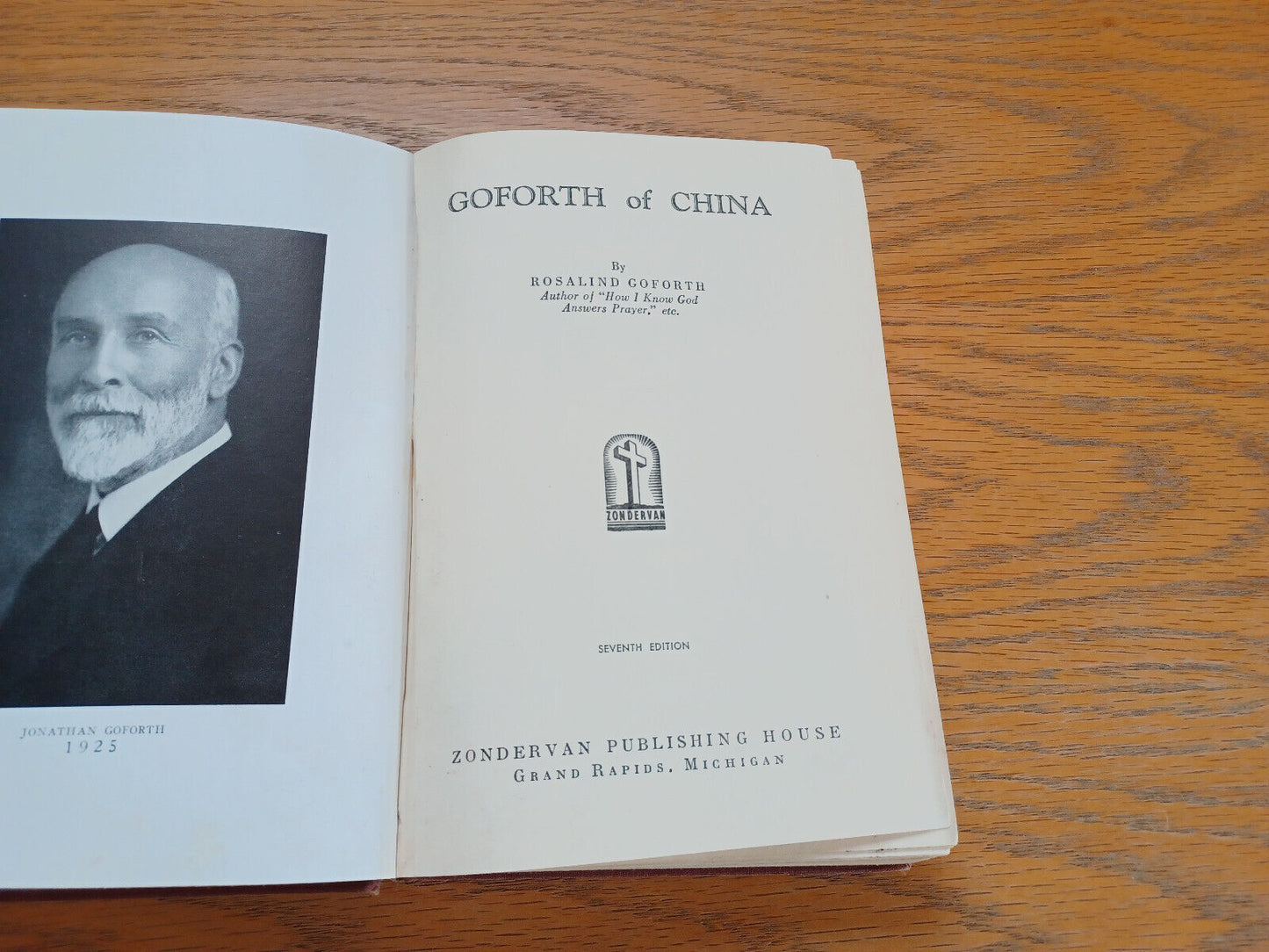 Goforth of China Rosalind Goforth 1946 Hardcover 7th Ed Zondervan
